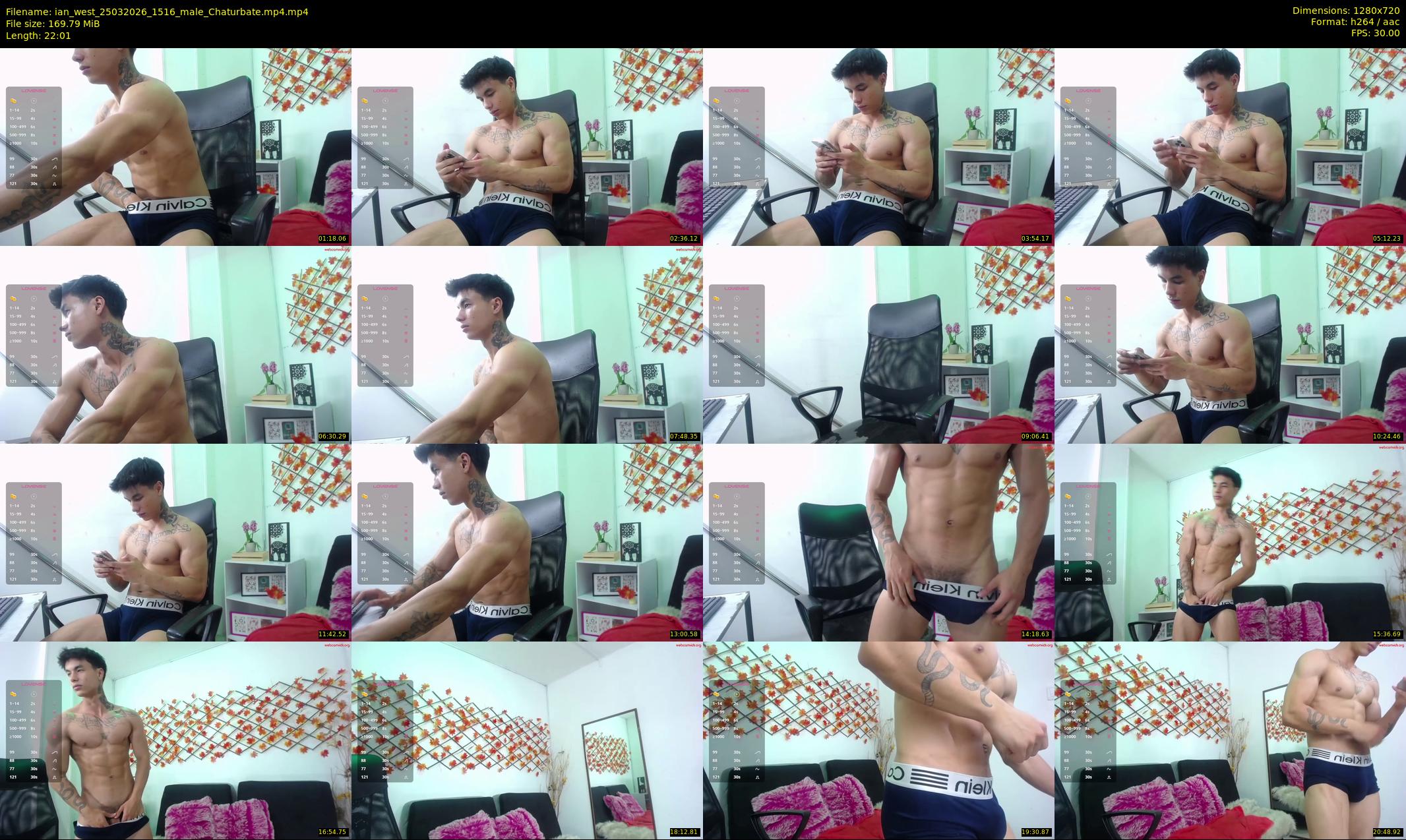 ian_west — 23 minute Chaturbate male cam show recording, 720p, Mar 25, 2026
