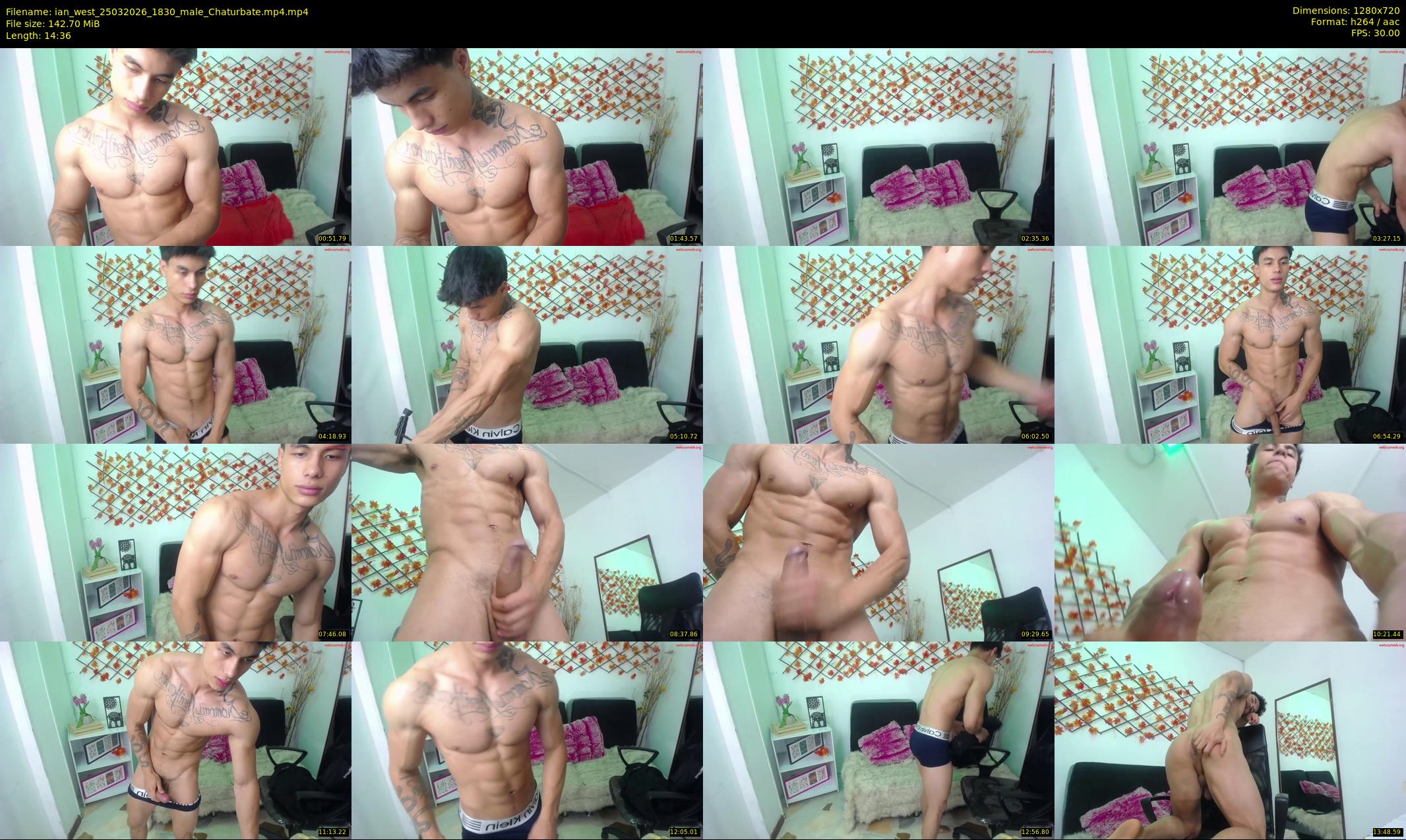 ian_west — 15 minute Chaturbate male cam show recording, 720p, Mar 25, 2026