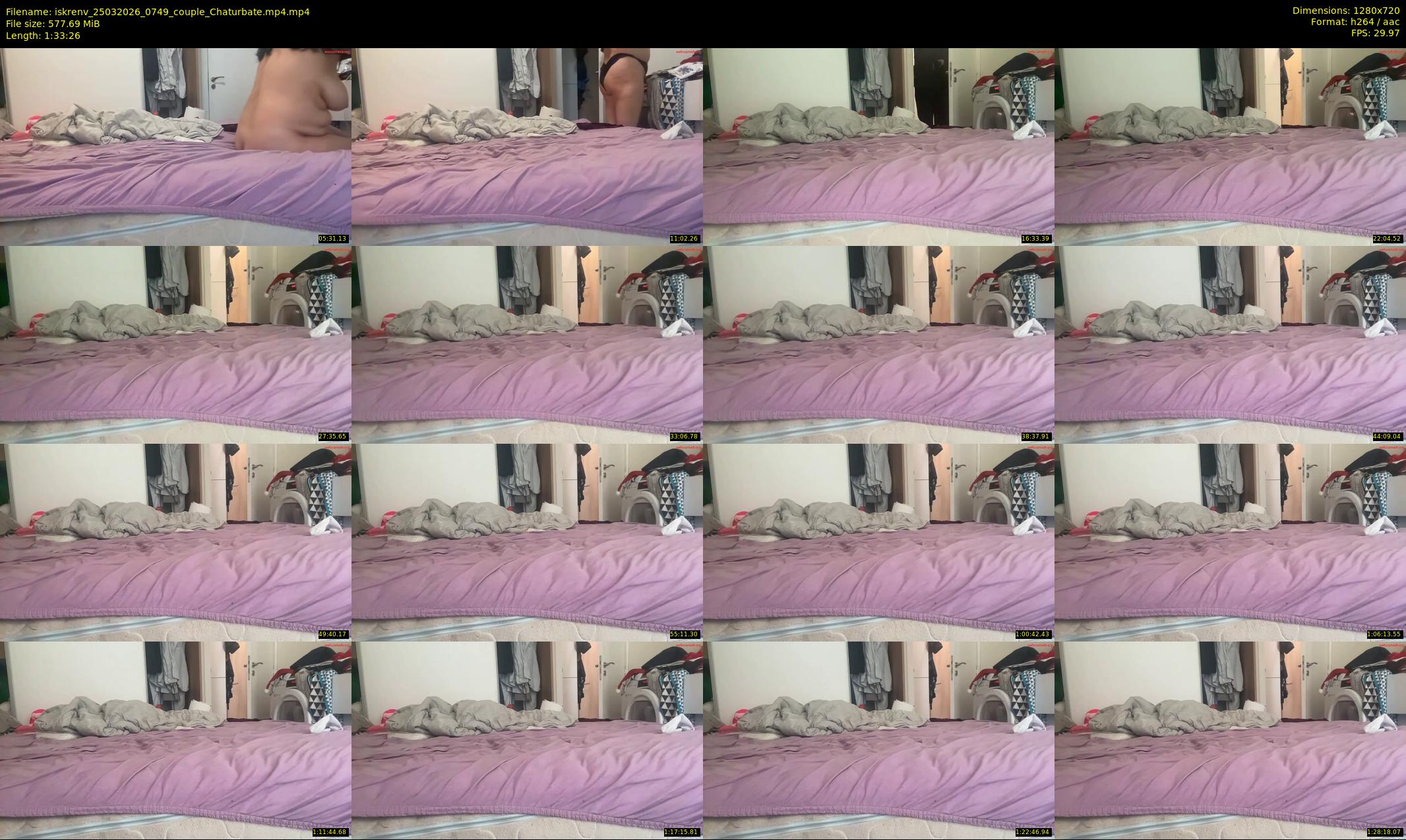 iskrenv — 94 minute Chaturbate couple cam show recording, 720p, Mar 25, 2026