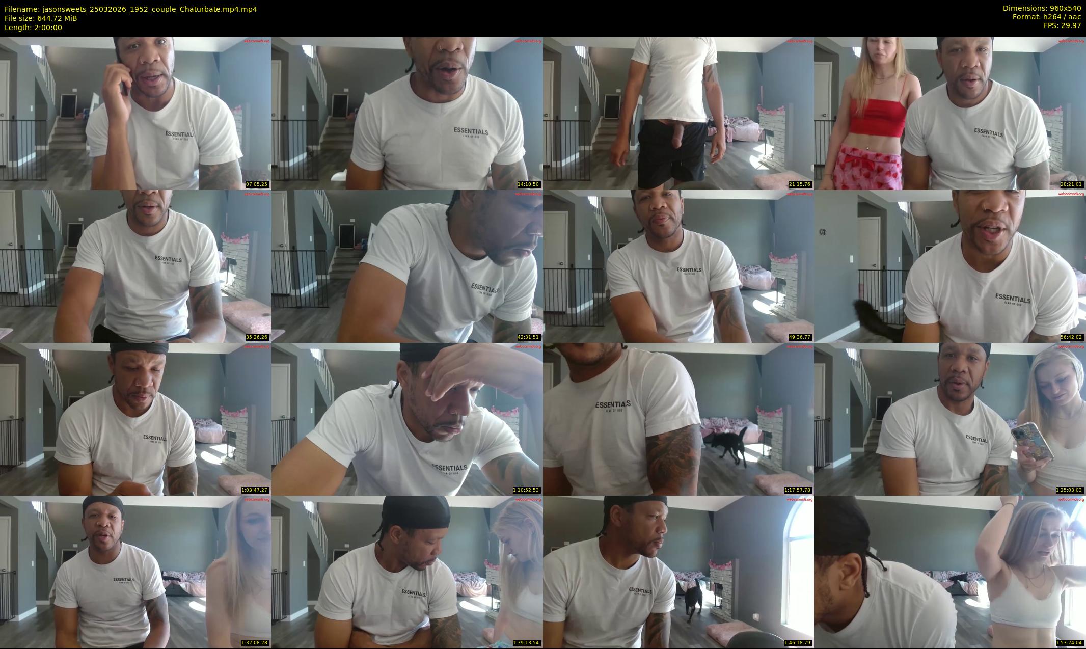 jasonsweets — 120 minute Chaturbate couple cam show recording, 480p, Mar 25, 2026