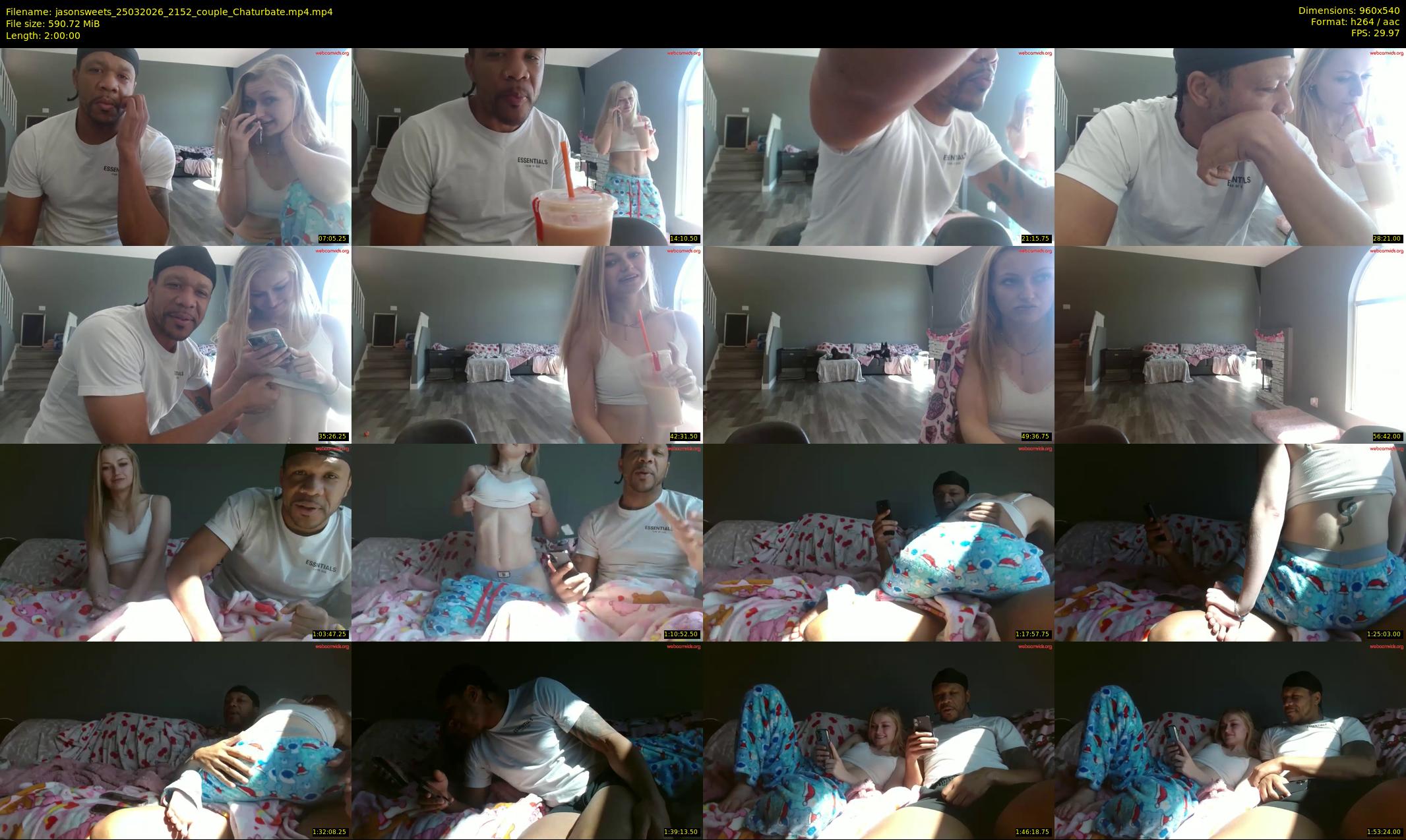 jasonsweets — 120 minute Chaturbate couple cam show recording, 480p, Mar 25, 2026