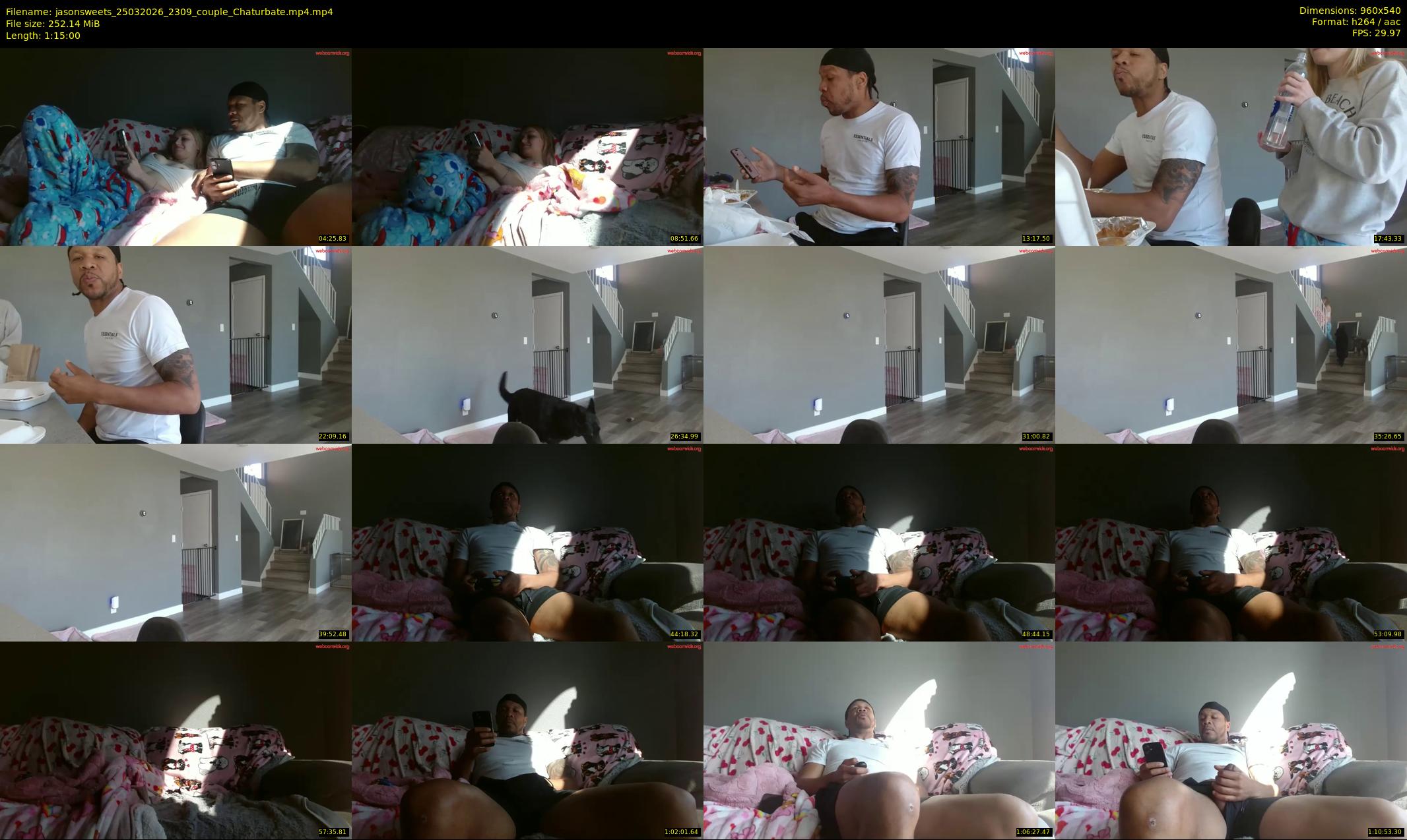 jasonsweets — 75 minute Chaturbate couple cam show recording, 480p, Mar 25, 2026