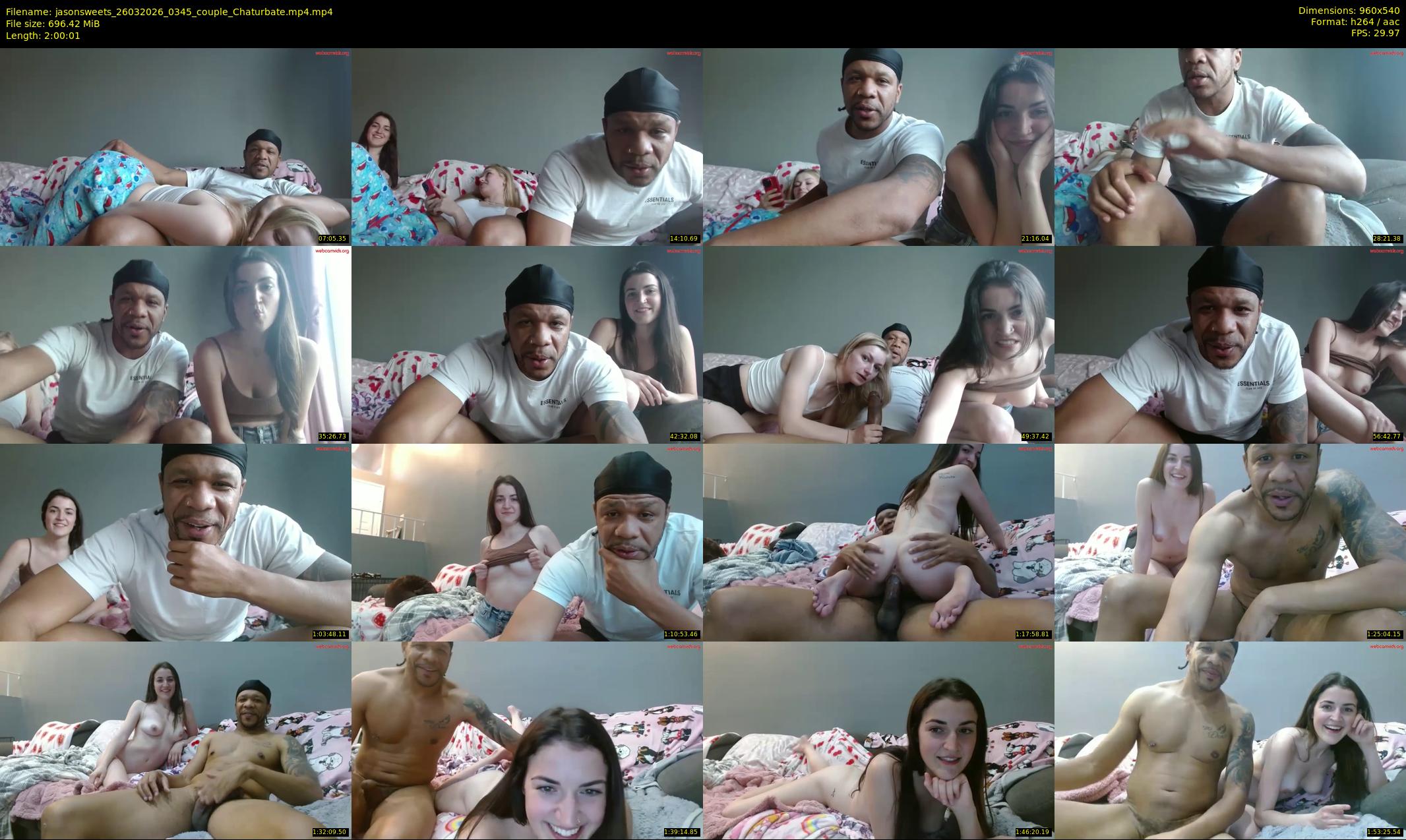 jasonsweets — 121 minute Chaturbate couple cam show recording, 480p, Mar 26, 2026