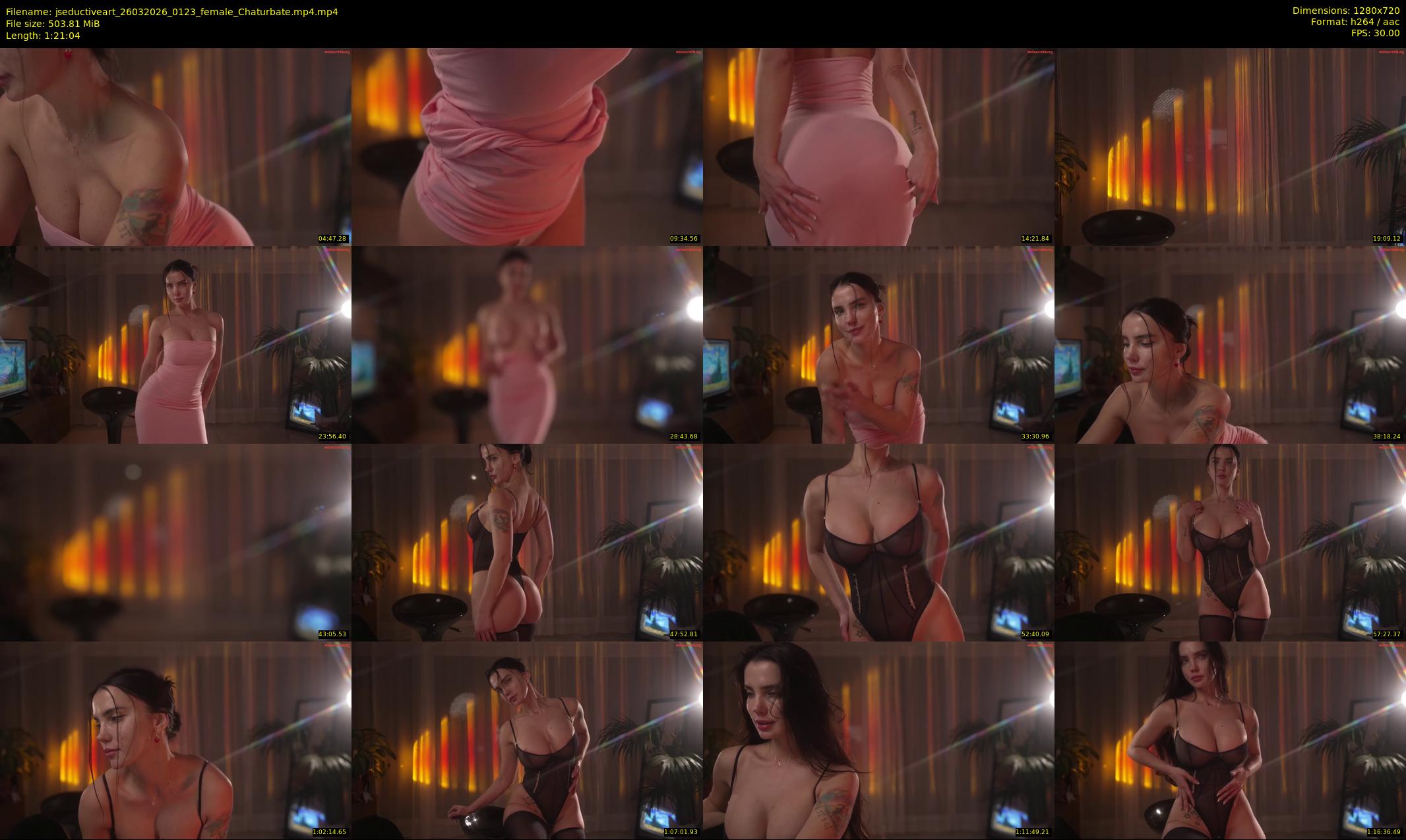 jseductiveart — 82 minute Chaturbate female cam show recording, 720p, Mar 26, 2026
