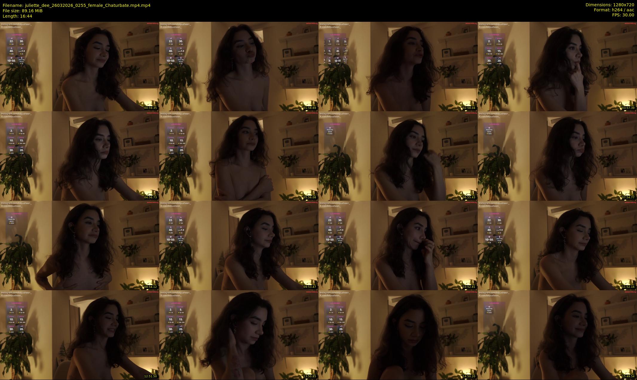 juliette_dee — 17 minute Chaturbate female cam show recording, 720p, Mar 26, 2026