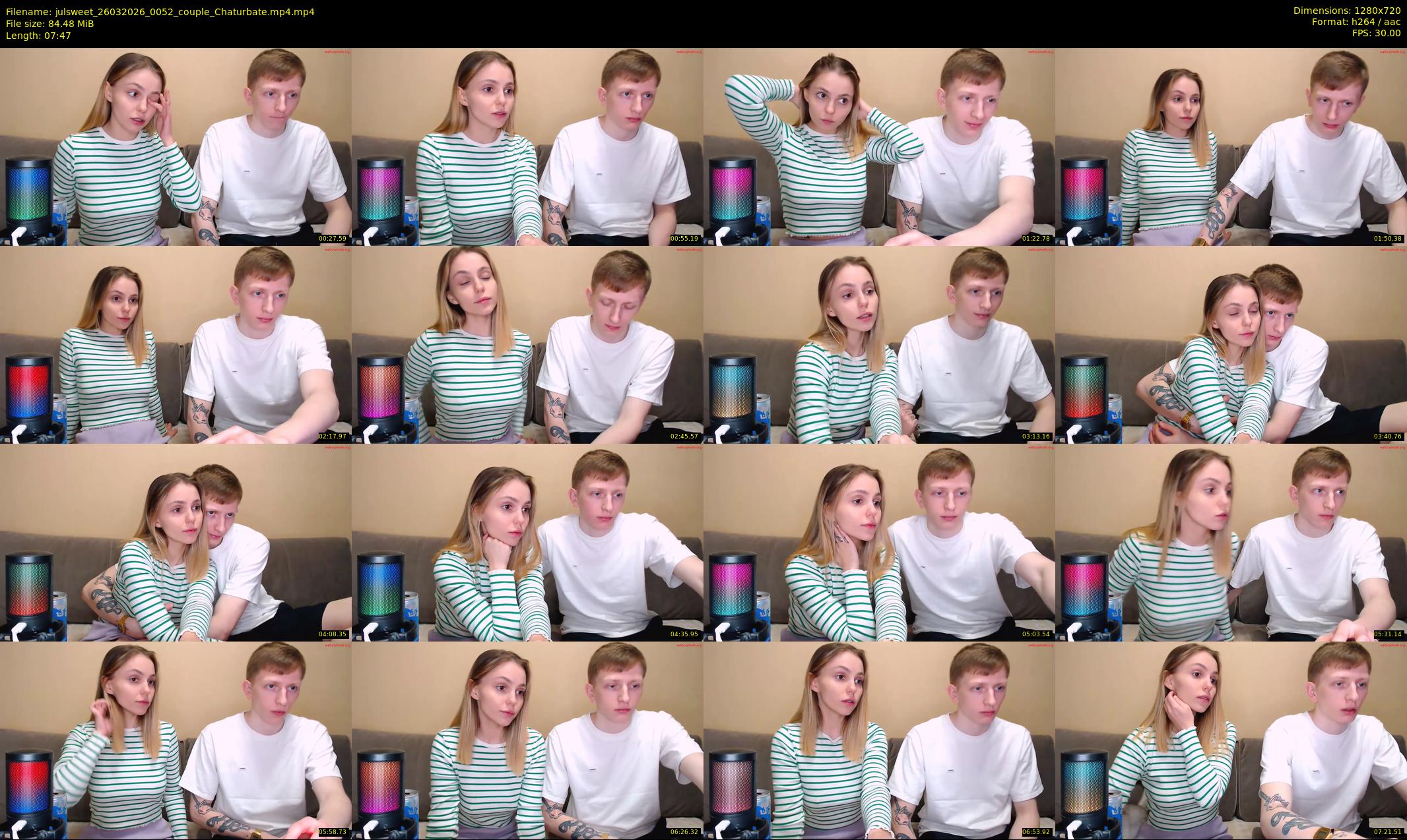 julsweet — 8 minute Chaturbate male cam show recording, 720p, Mar 26, 2026
