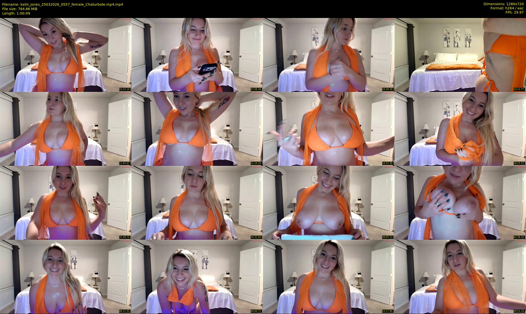 kaliii_jones — 61 minute Chaturbate female cam show recording, 720p, Mar 25, 2026