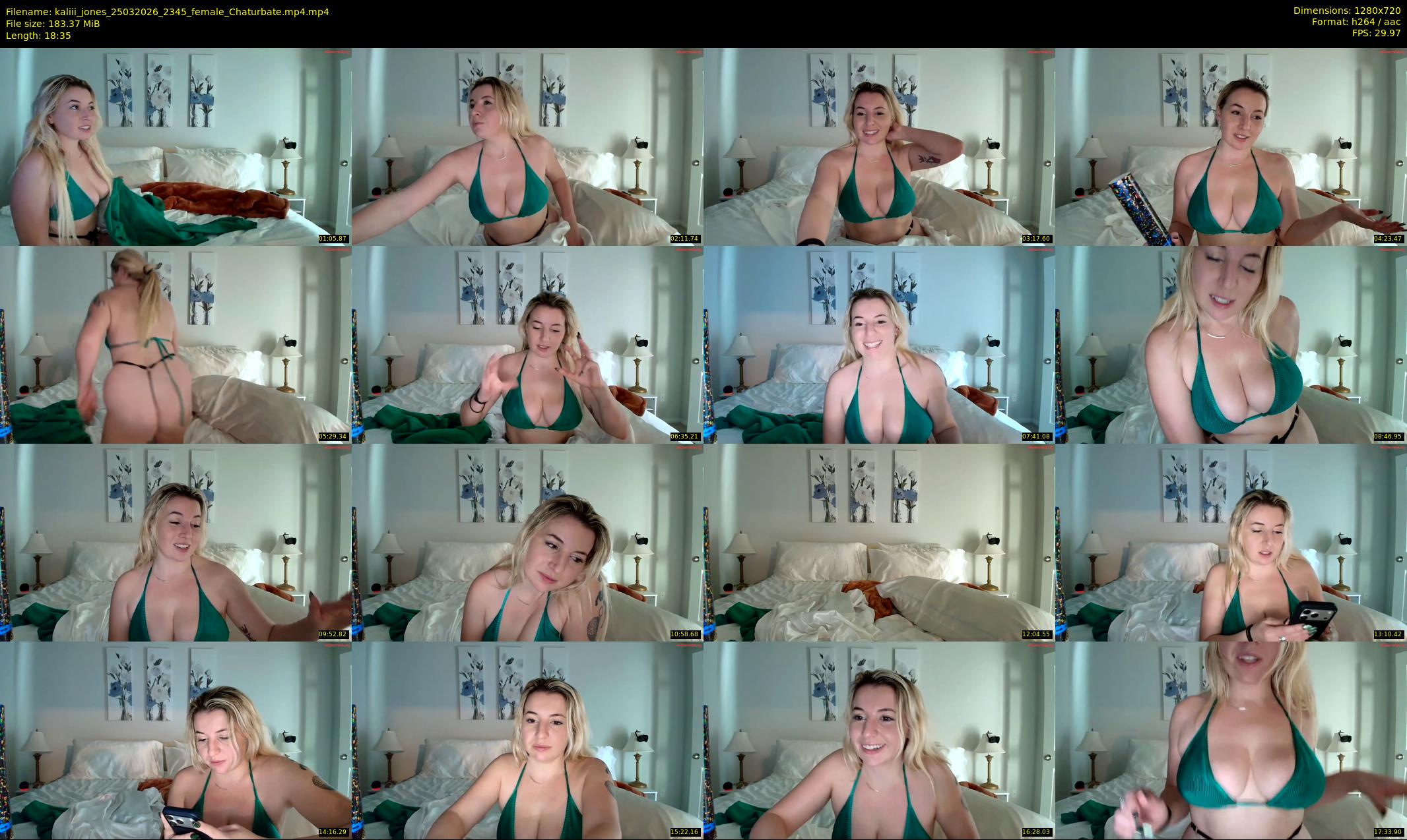 kaliii_jones — 19 minute Chaturbate female cam show recording, 720p, Mar 25, 2026
