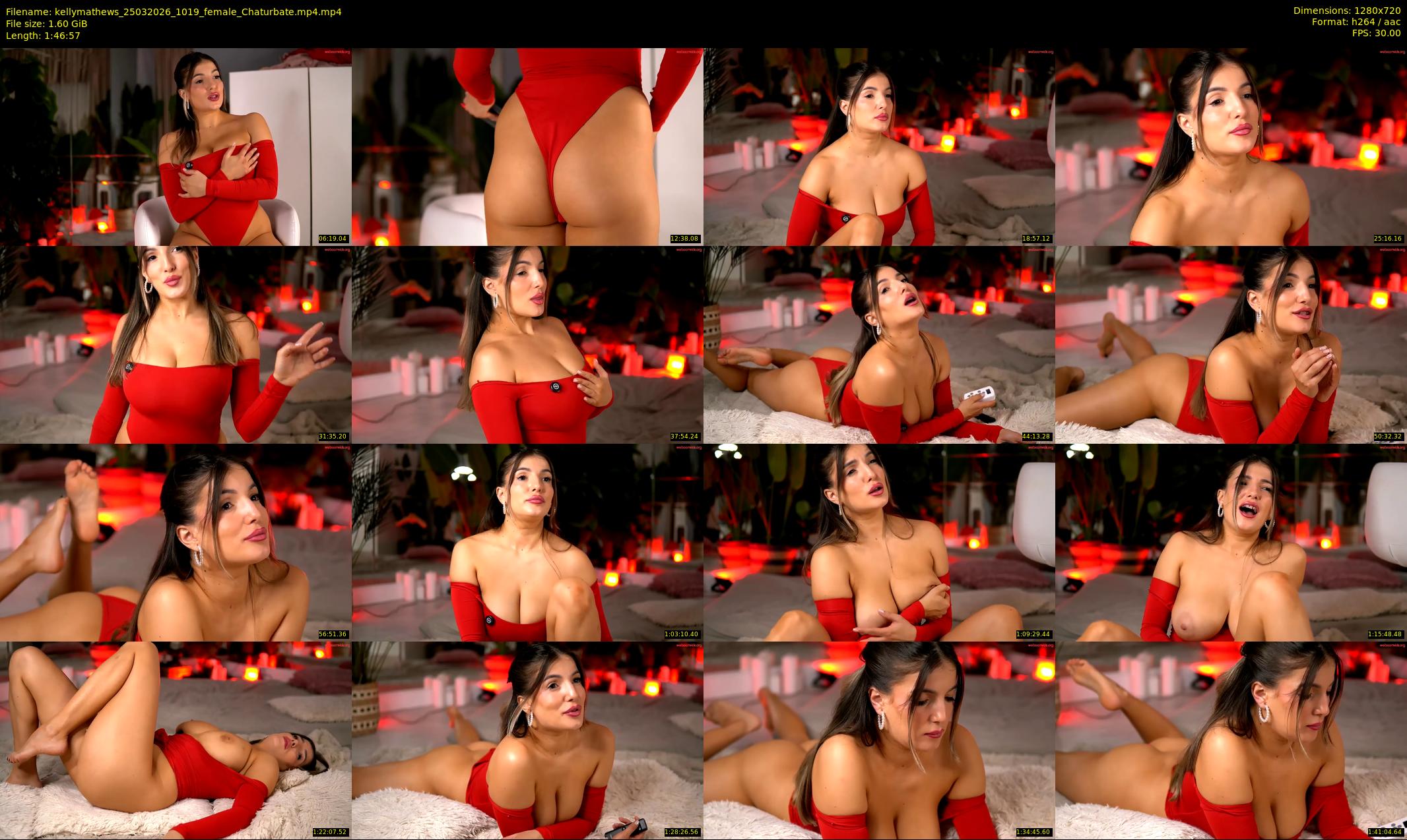 kellymathews — 107 minute Chaturbate female cam show recording, 720p, Mar 25, 2026