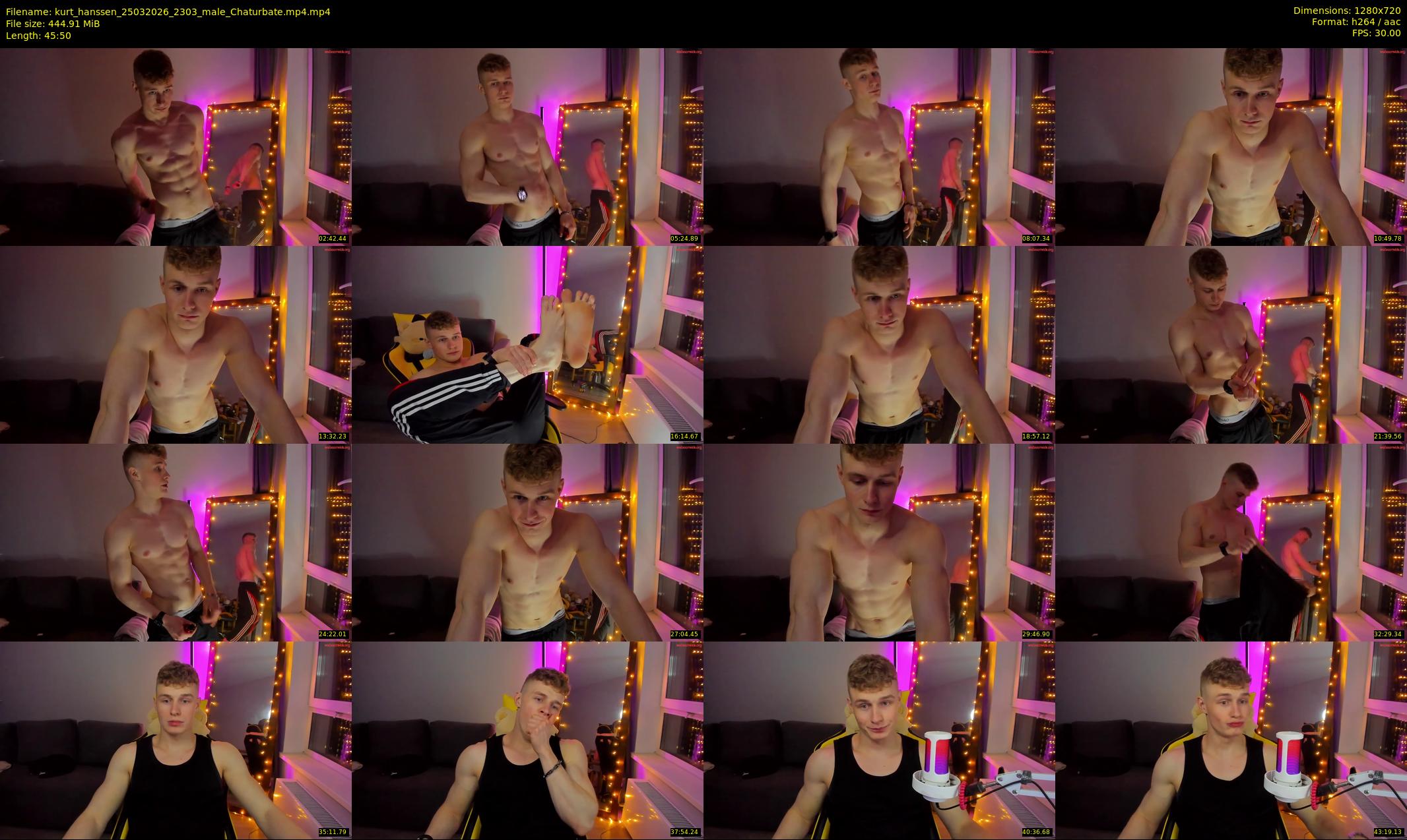 kurt_hanssen — 46 minute Chaturbate male cam show recording, 720p, Mar 25, 2026