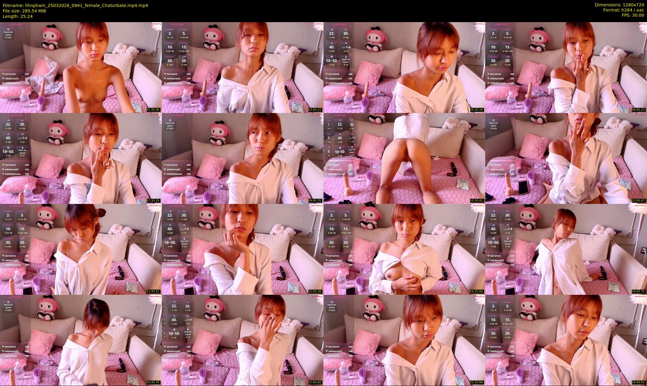 lihnpham — 26 minute Chaturbate female cam show recording, 720p, Mar 25, 2026