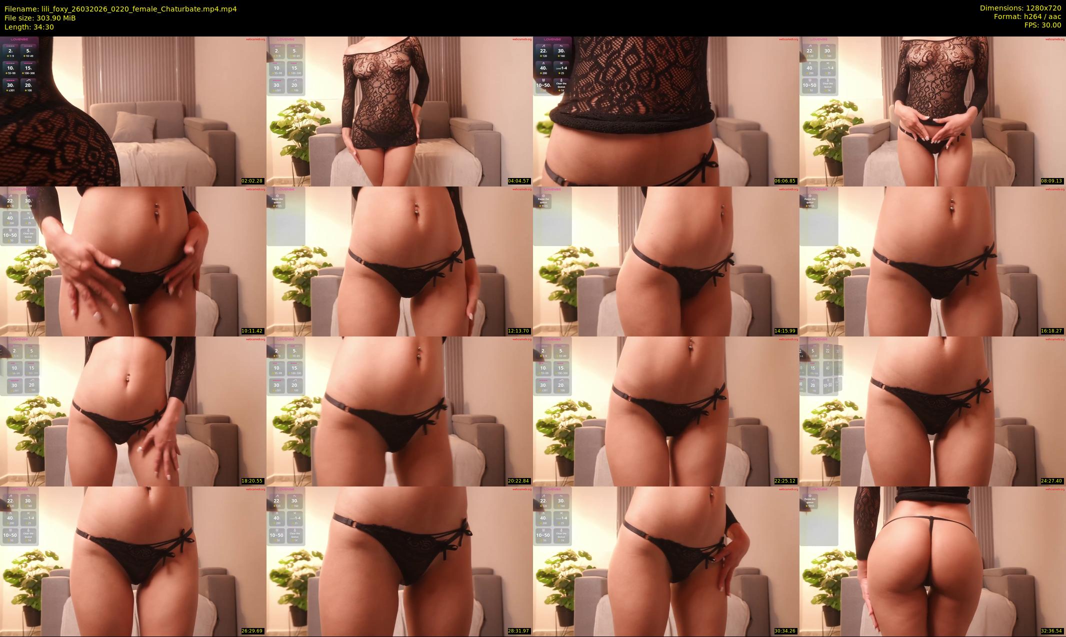 lili_foxy — 35 minute Chaturbate female cam show recording, 720p, Mar 26, 2026