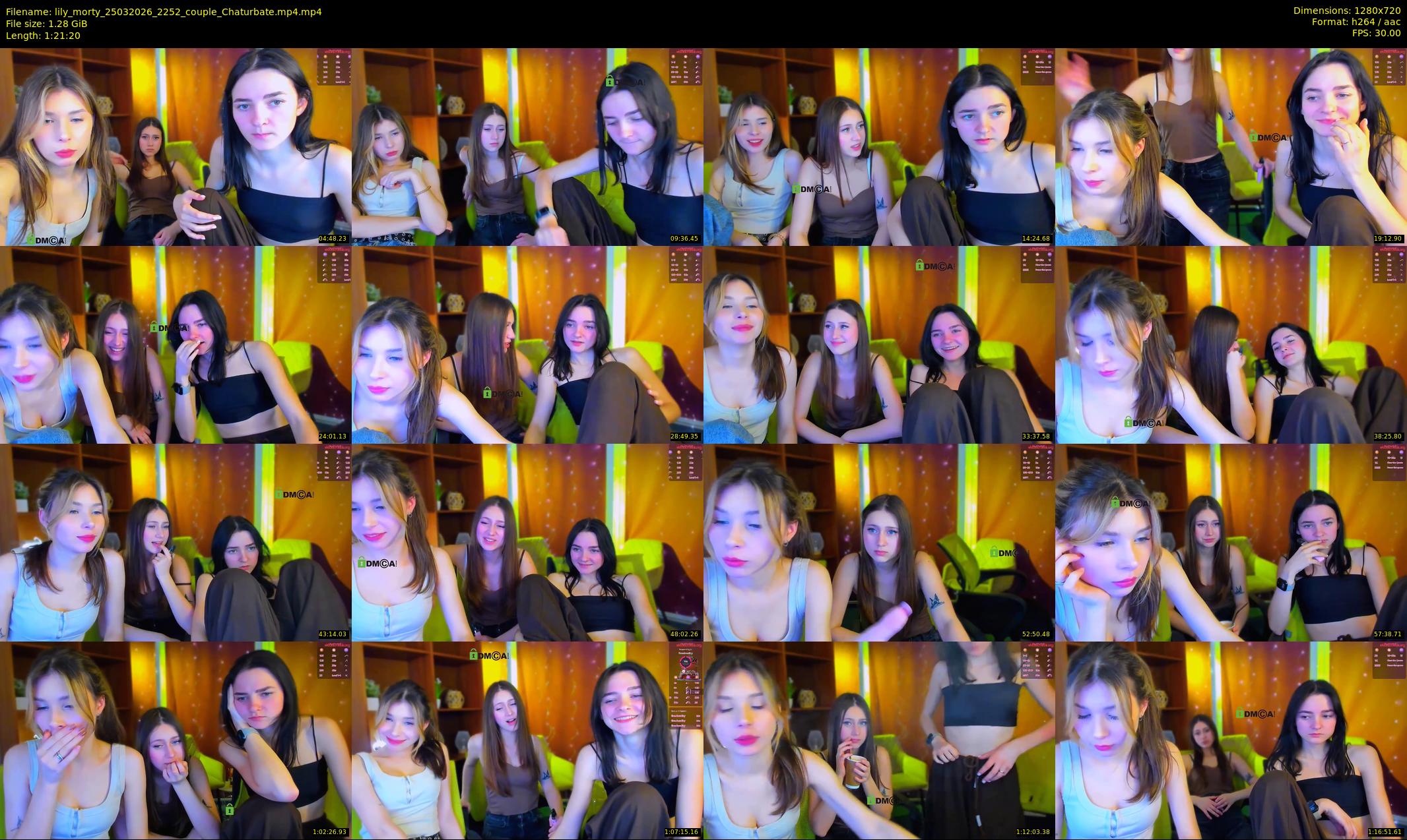 lily_morty — 82 minute Chaturbate couple cam show recording, 720p, Mar 25, 2026