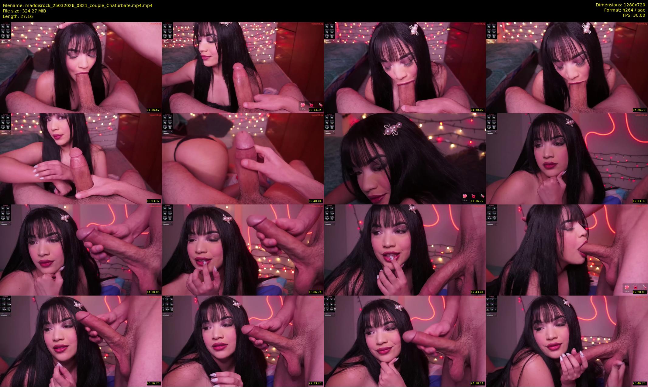 maddisrock — 28 minute Chaturbate couple cam show recording, 720p, Mar 25, 2026