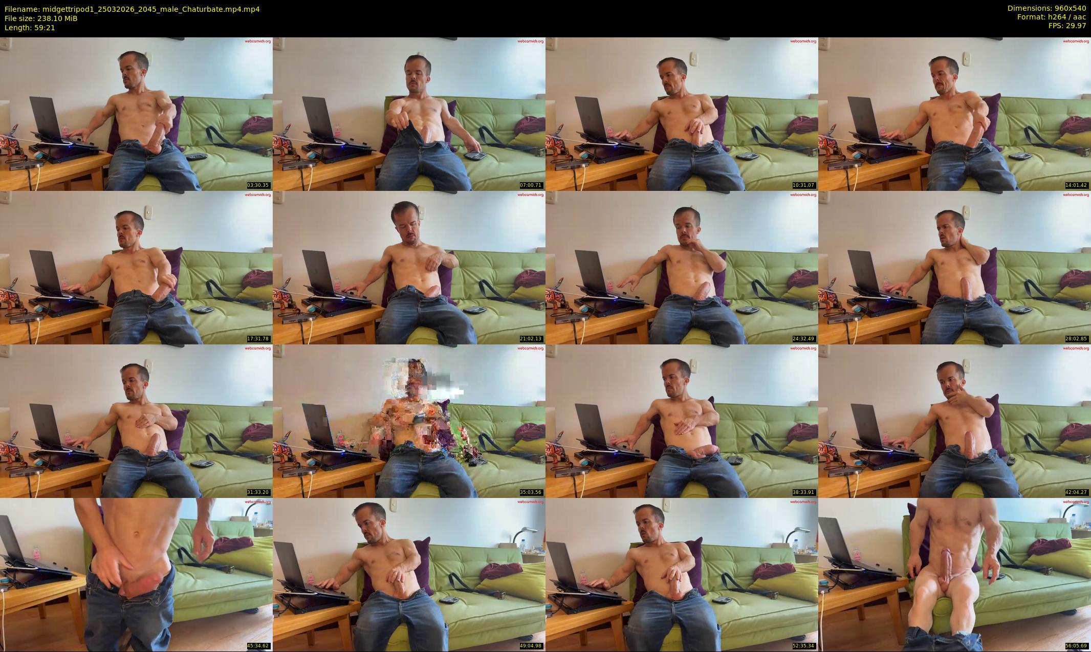 midgettripod1 — 60 minute Chaturbate male cam show recording, 480p, Mar 25, 2026
