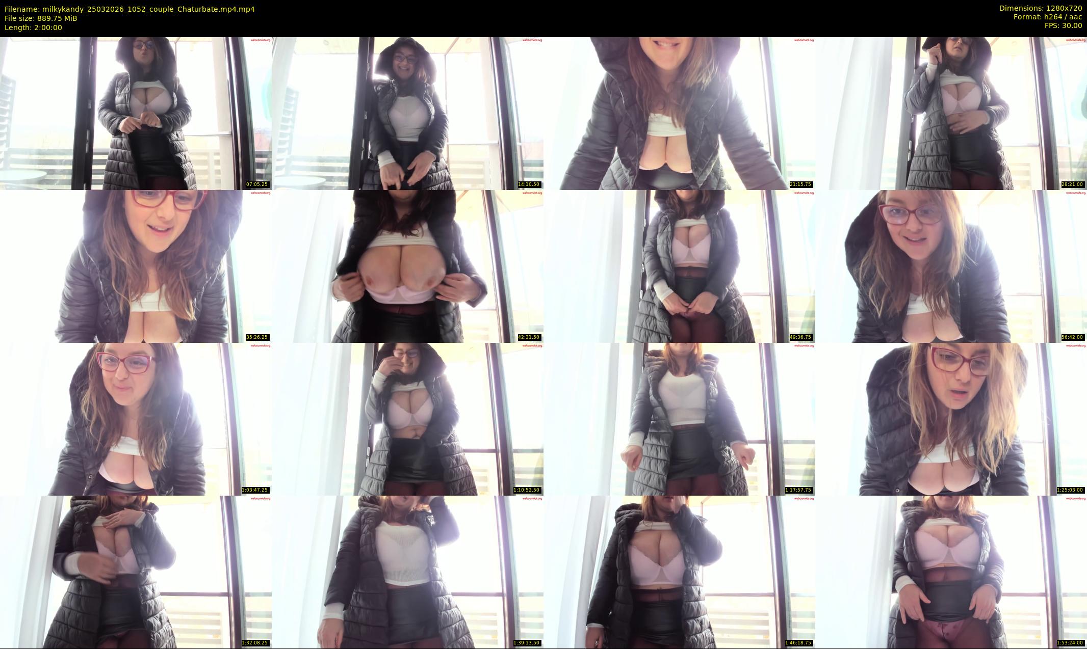milkykandy — 120 minute Chaturbate female cam show recording, 720p, Mar 25, 2026