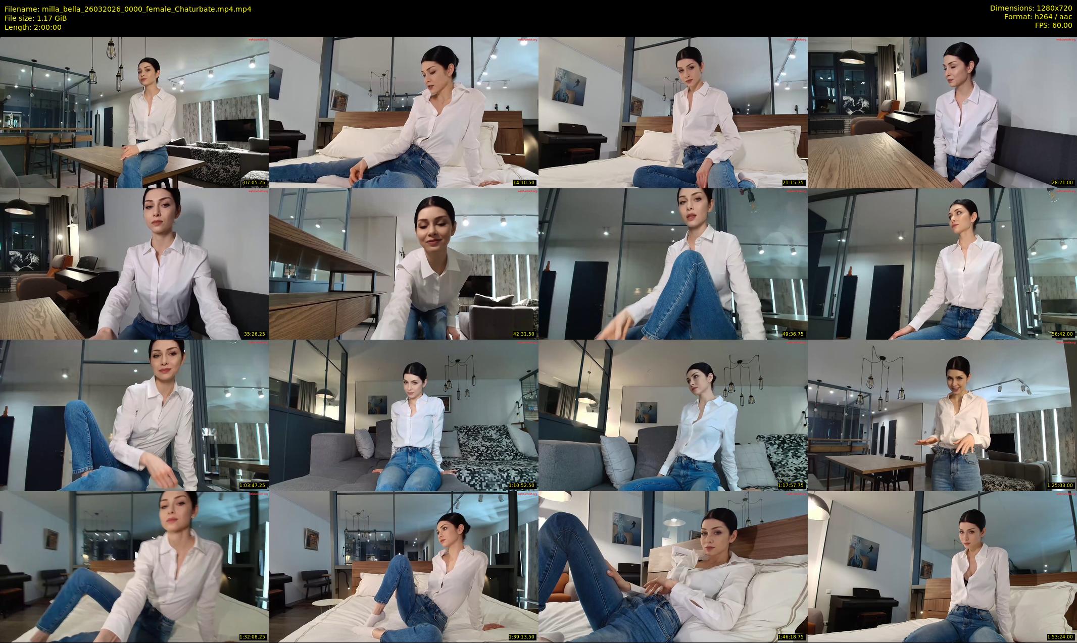 milla_bella — 120 minute Chaturbate female cam show recording, 720p, Mar 26, 2026