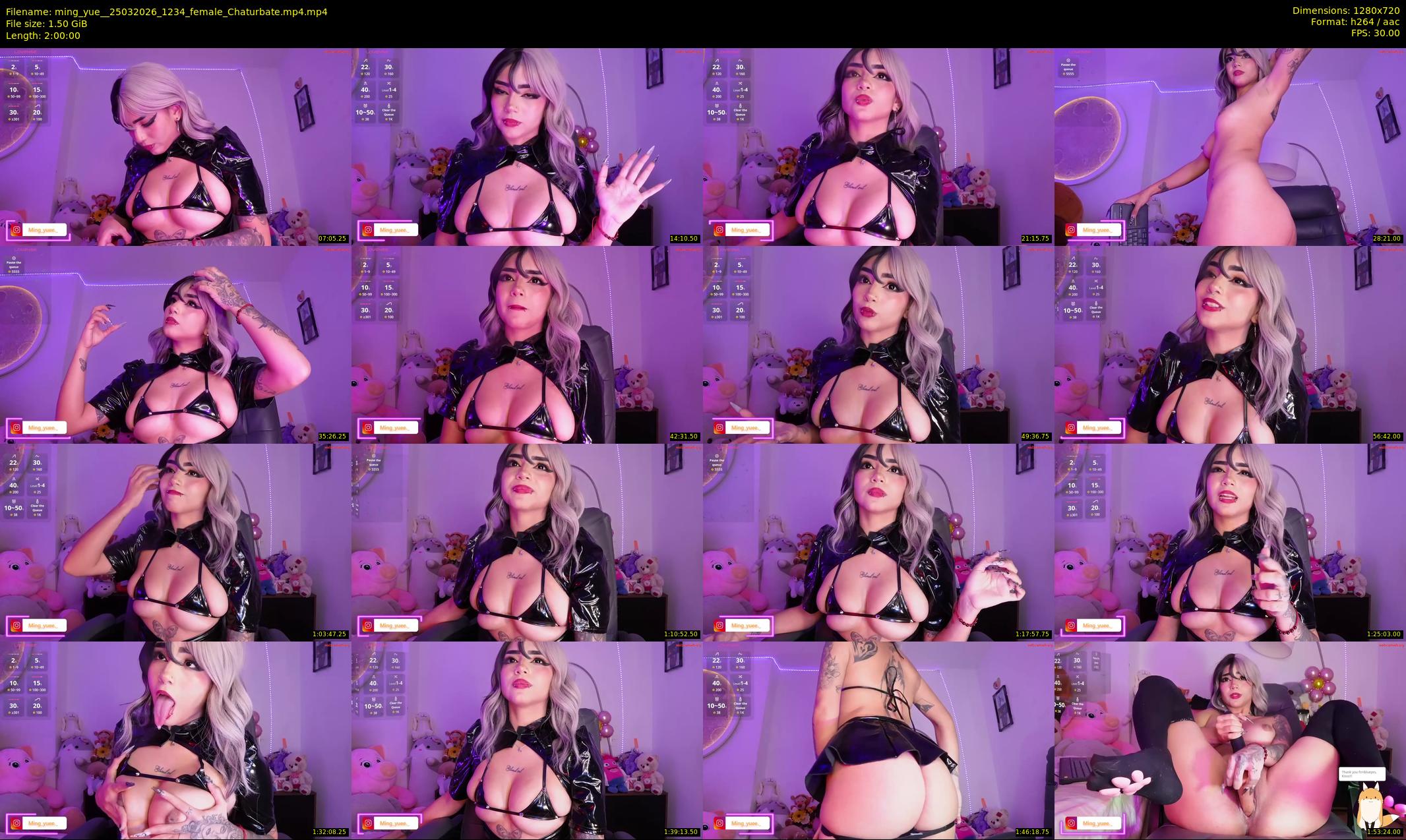 ming_yue_ — 120 minute Chaturbate female cam show recording, 720p, Mar 25, 2026