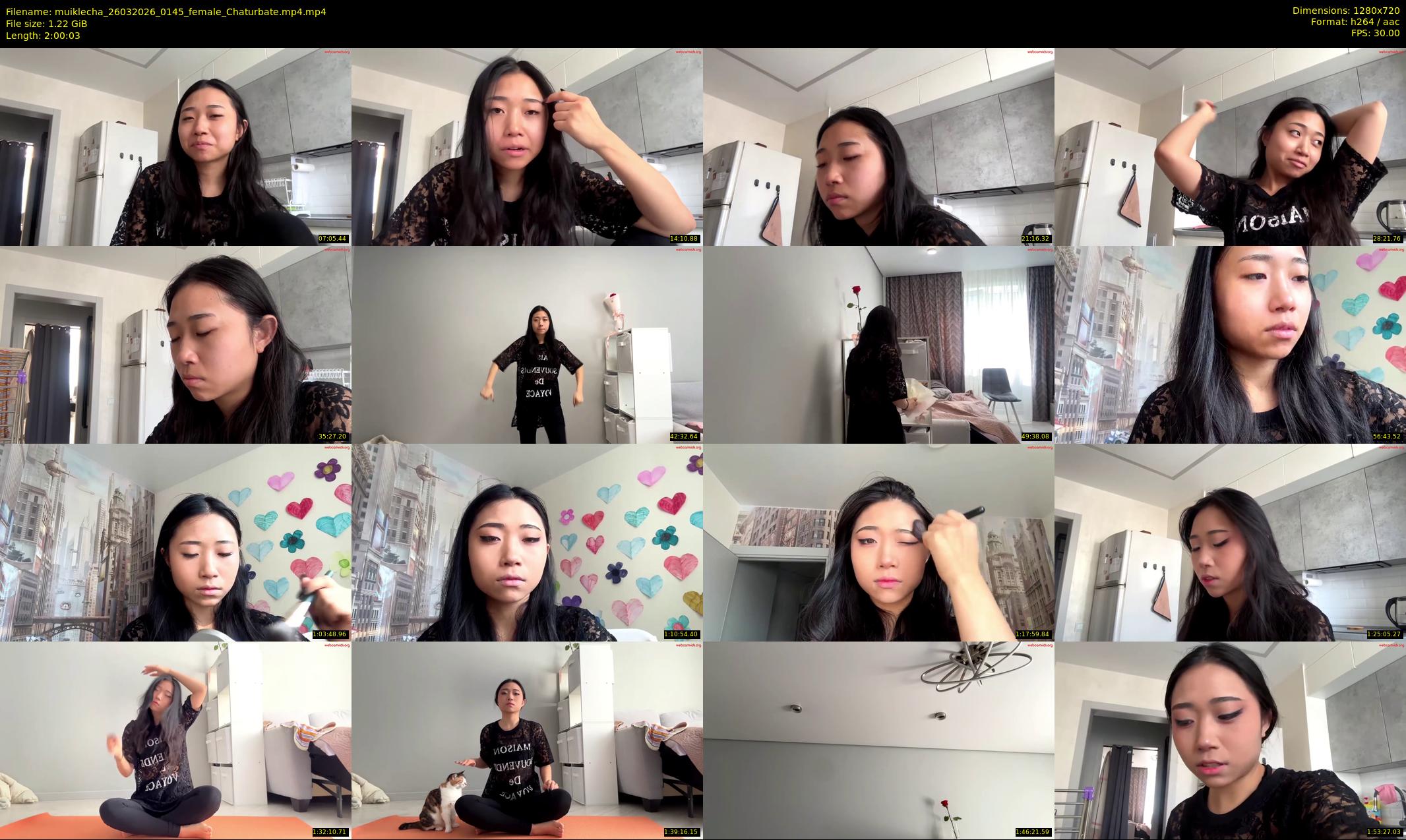 muiklecha — 121 minute Chaturbate female cam show recording, 720p, Mar 26, 2026