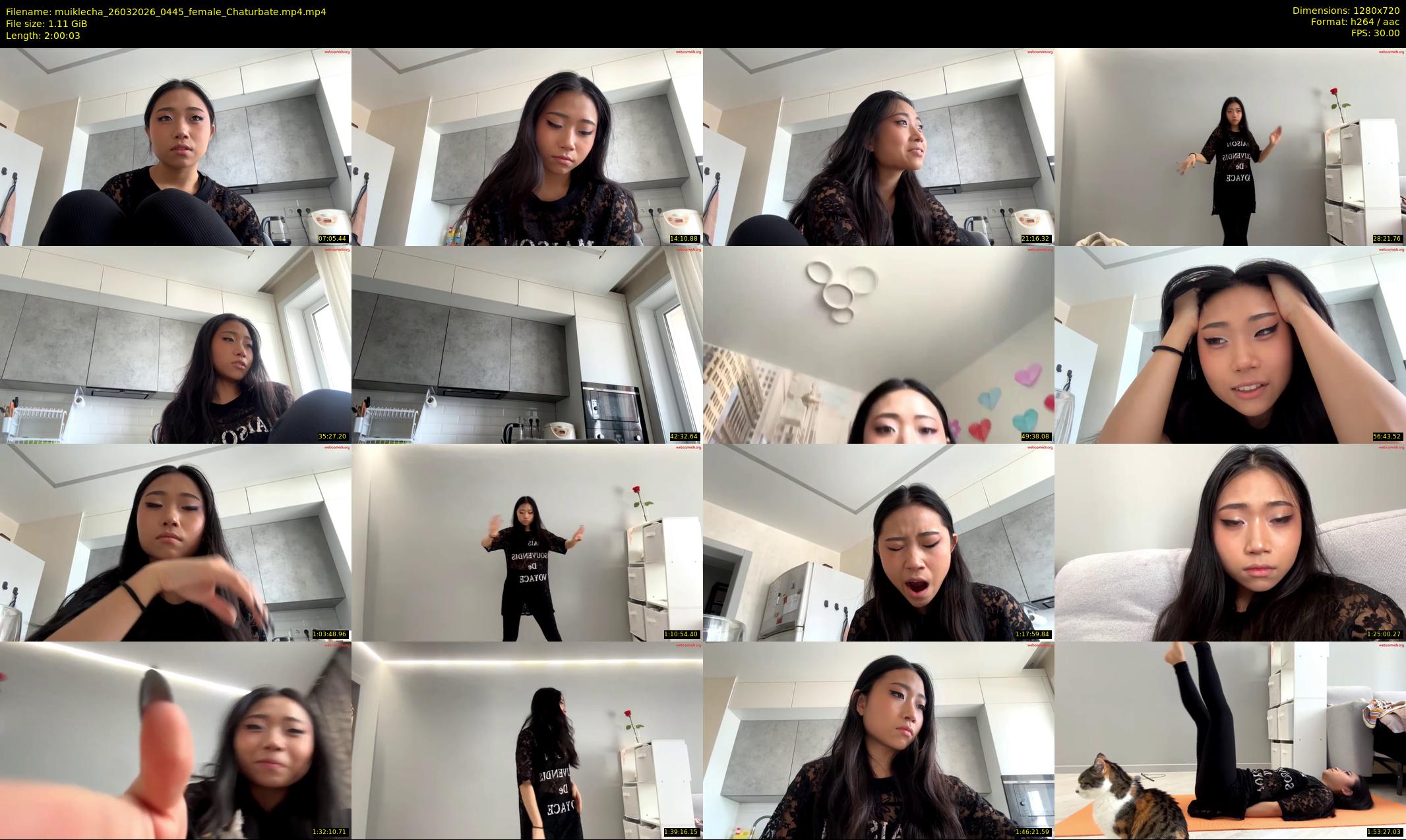 muiklecha — 121 minute Chaturbate female cam show recording, 720p, Mar 26, 2026