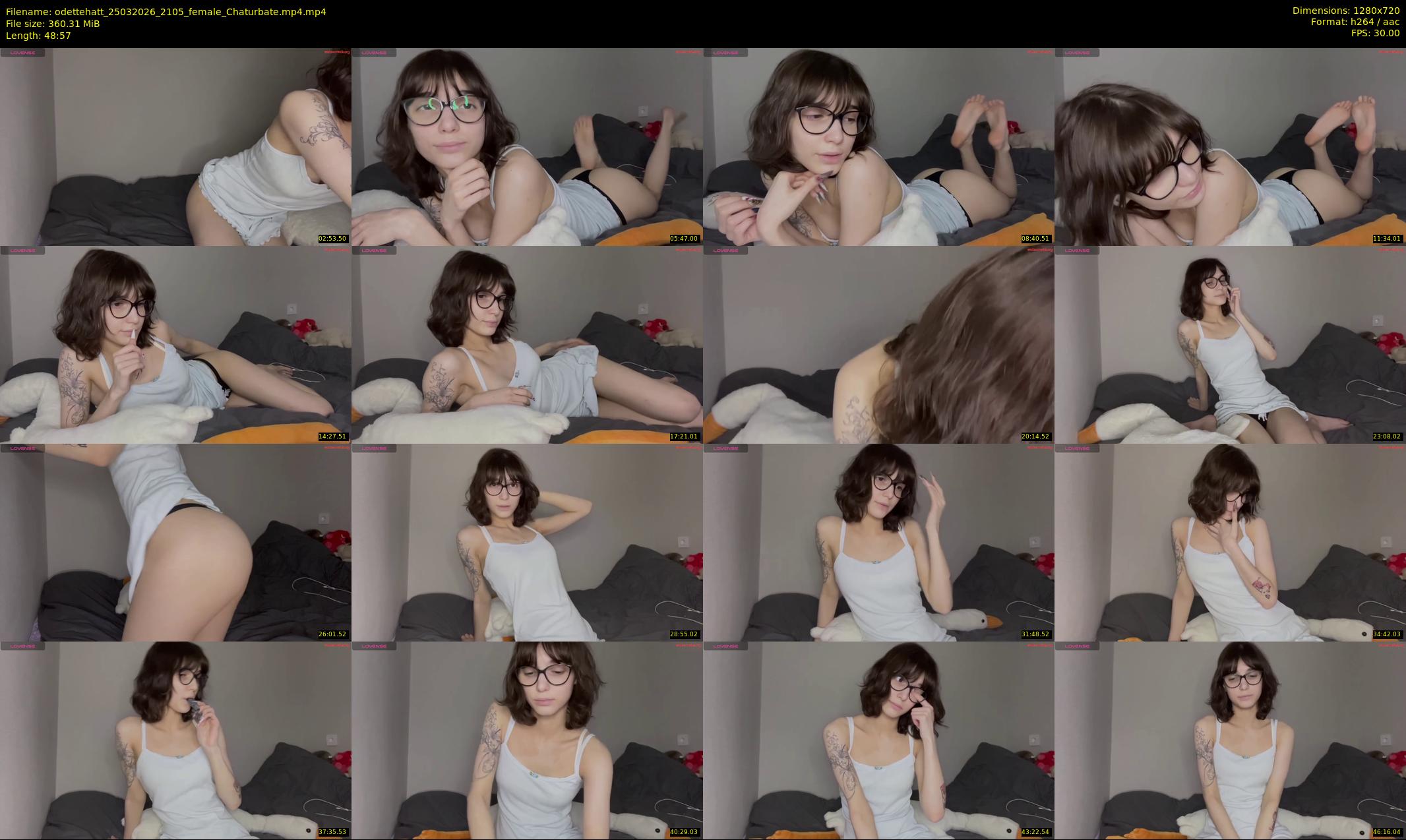 odettehatt — 49 minute Chaturbate female cam show recording, 720p, Mar 25, 2026