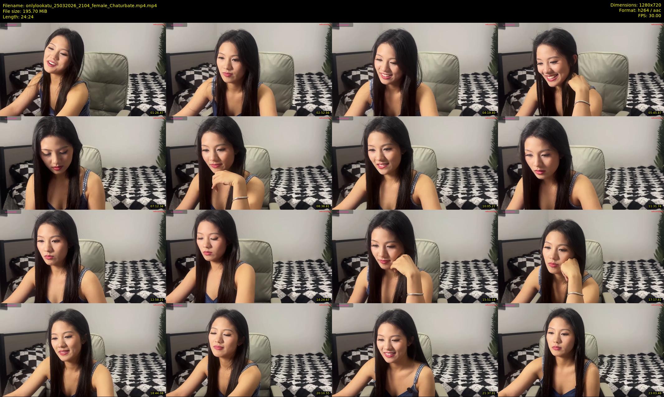 onlylookatu — 25 minute Chaturbate female cam show recording, 720p, Mar 25, 2026