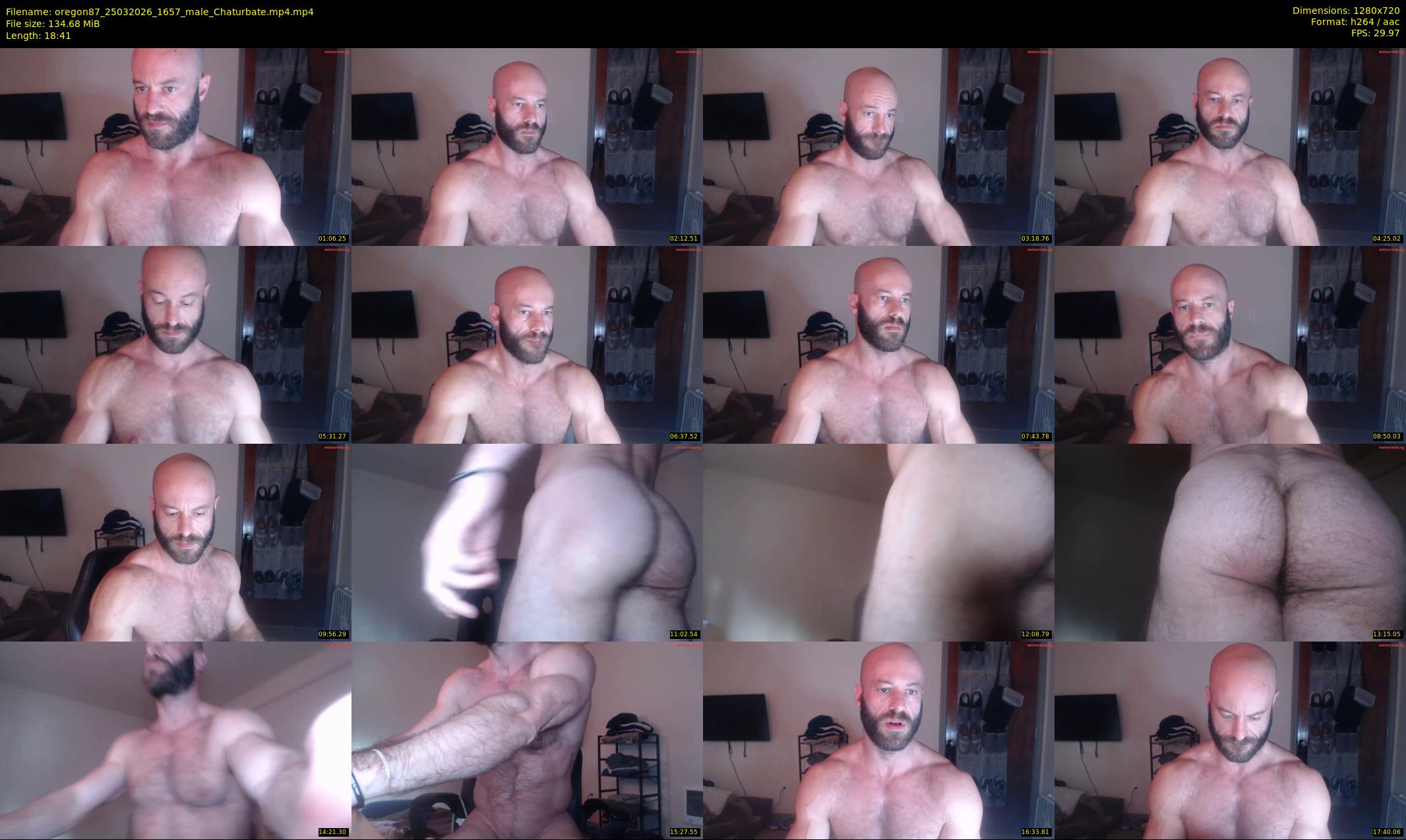 oregon87 — 19 minute Chaturbate male cam show recording, 720p, Mar 25, 2026