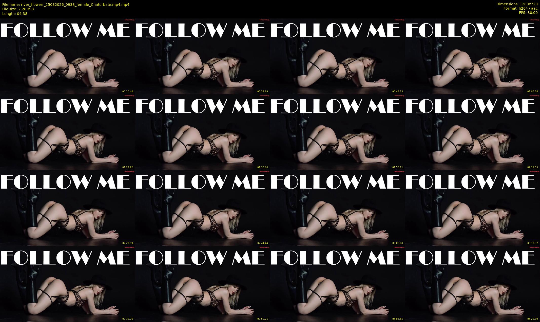river_flowerr — 5 minute Chaturbate female cam show recording, 720p, Mar 25, 2026