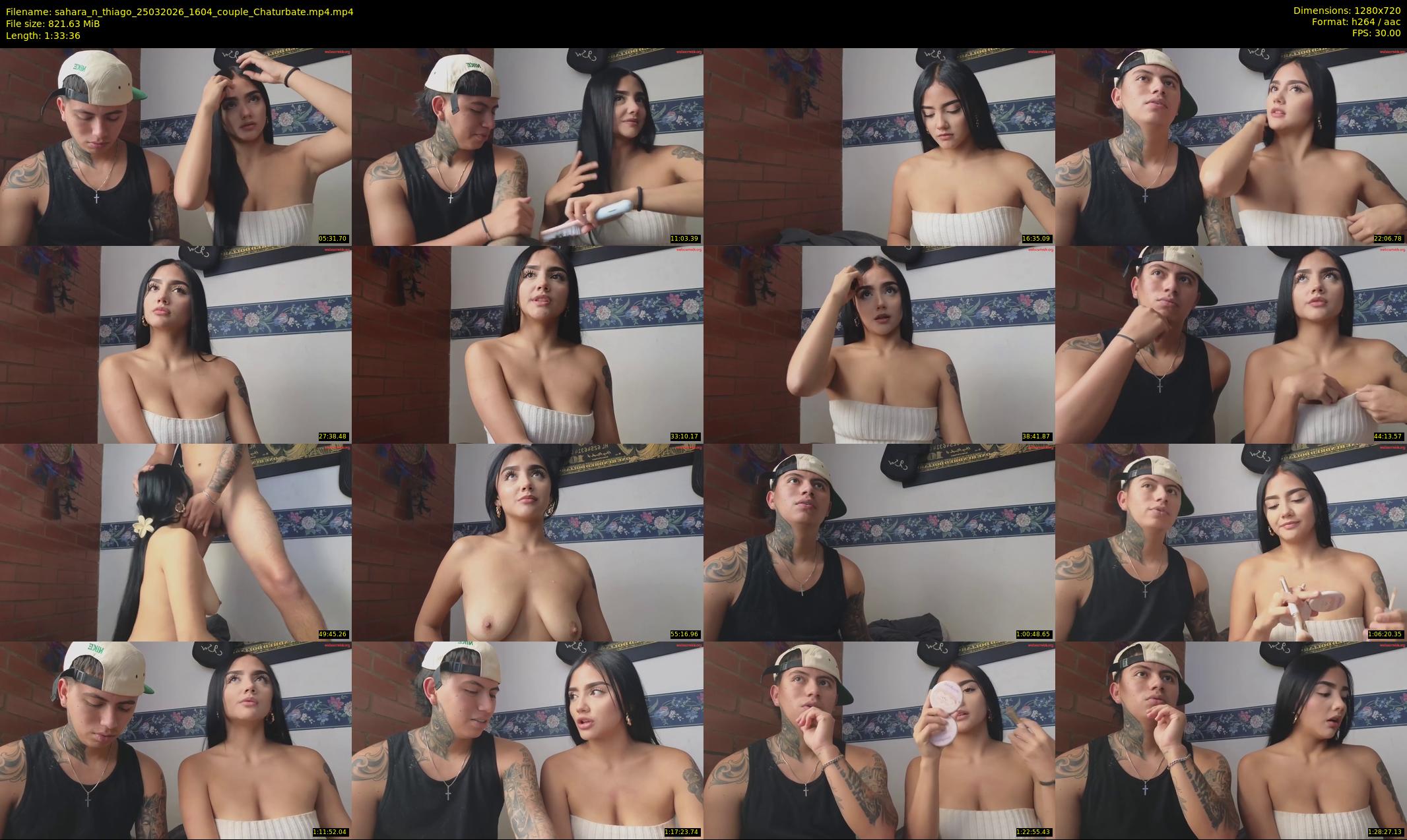 sahara_n_thiago — 94 minute Chaturbate couple cam show recording, 720p, Mar 25, 2026