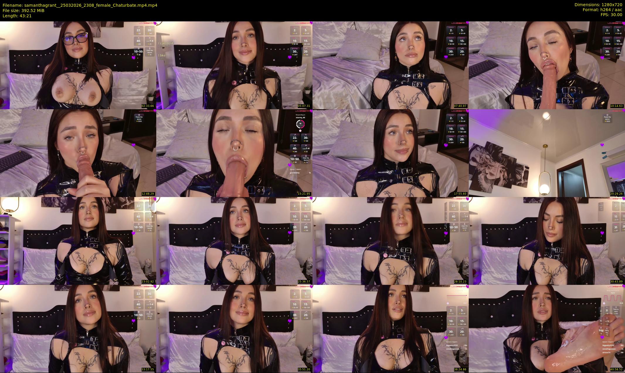 samanthagrant_ — 44 minute Chaturbate female cam show recording, 720p, Mar 25, 2026