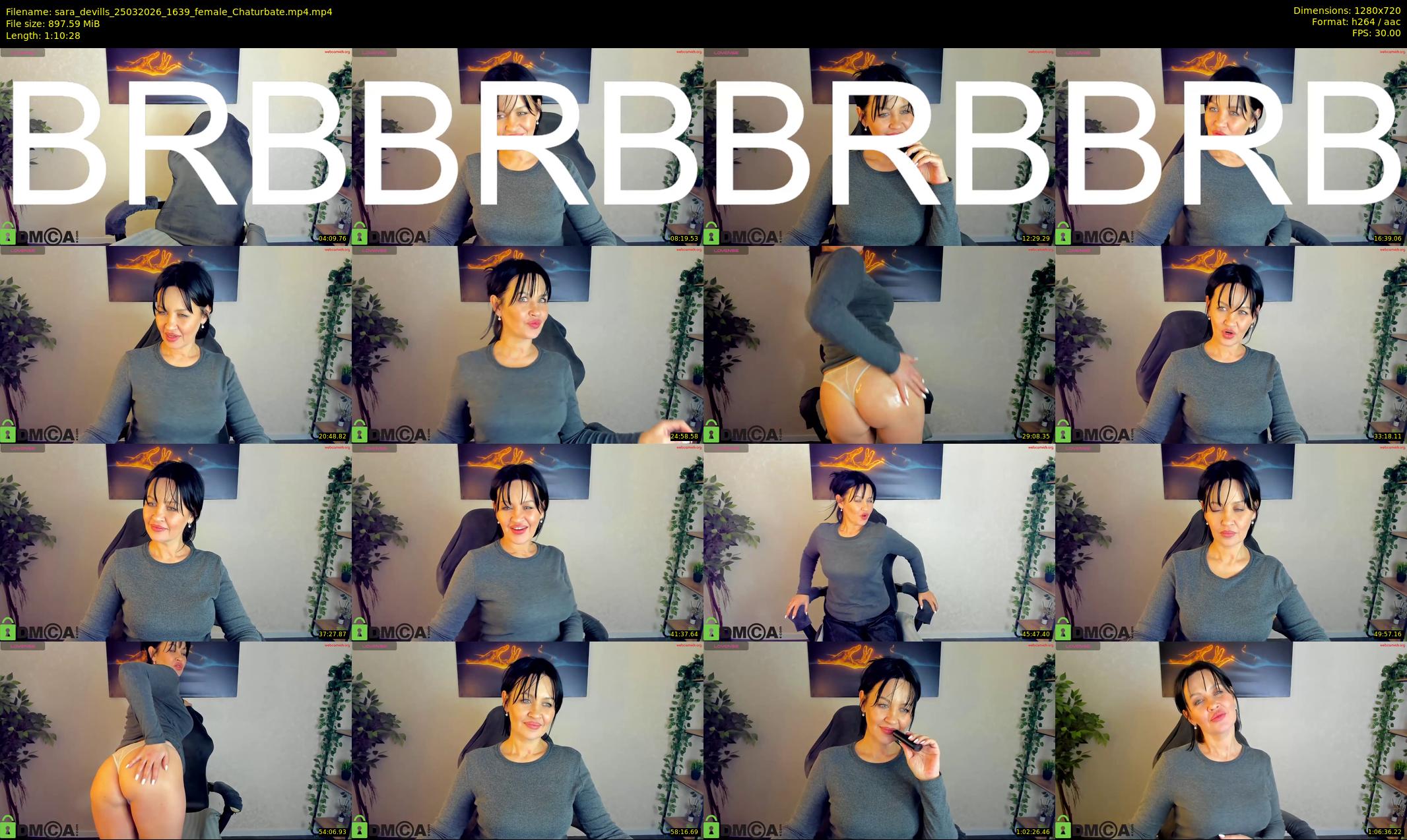 sara_devills — 71 minute Chaturbate female cam show recording, 720p, Mar 25, 2026