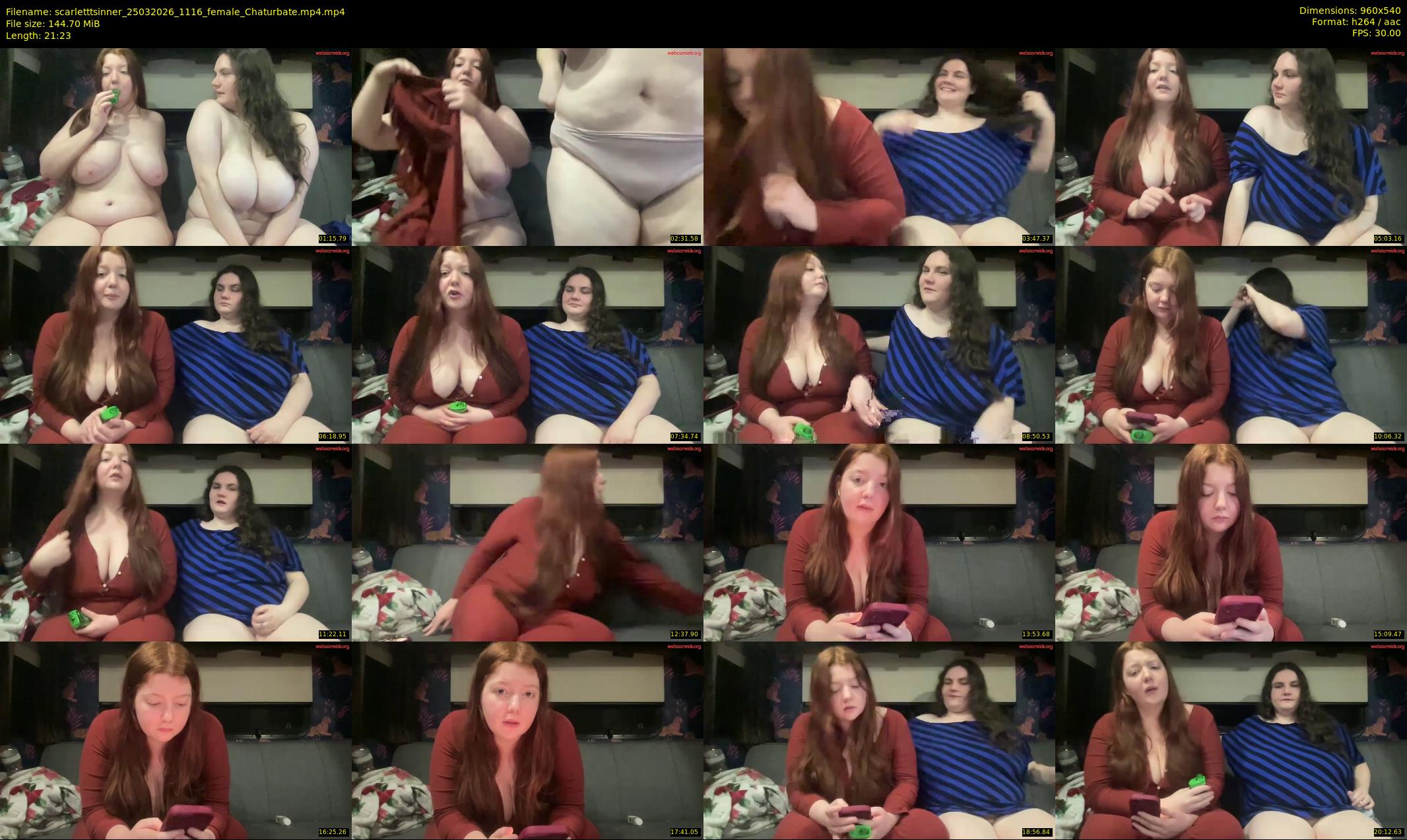 scarletttsinner — 22 minute Chaturbate female cam show recording, 480p, Mar 25, 2026