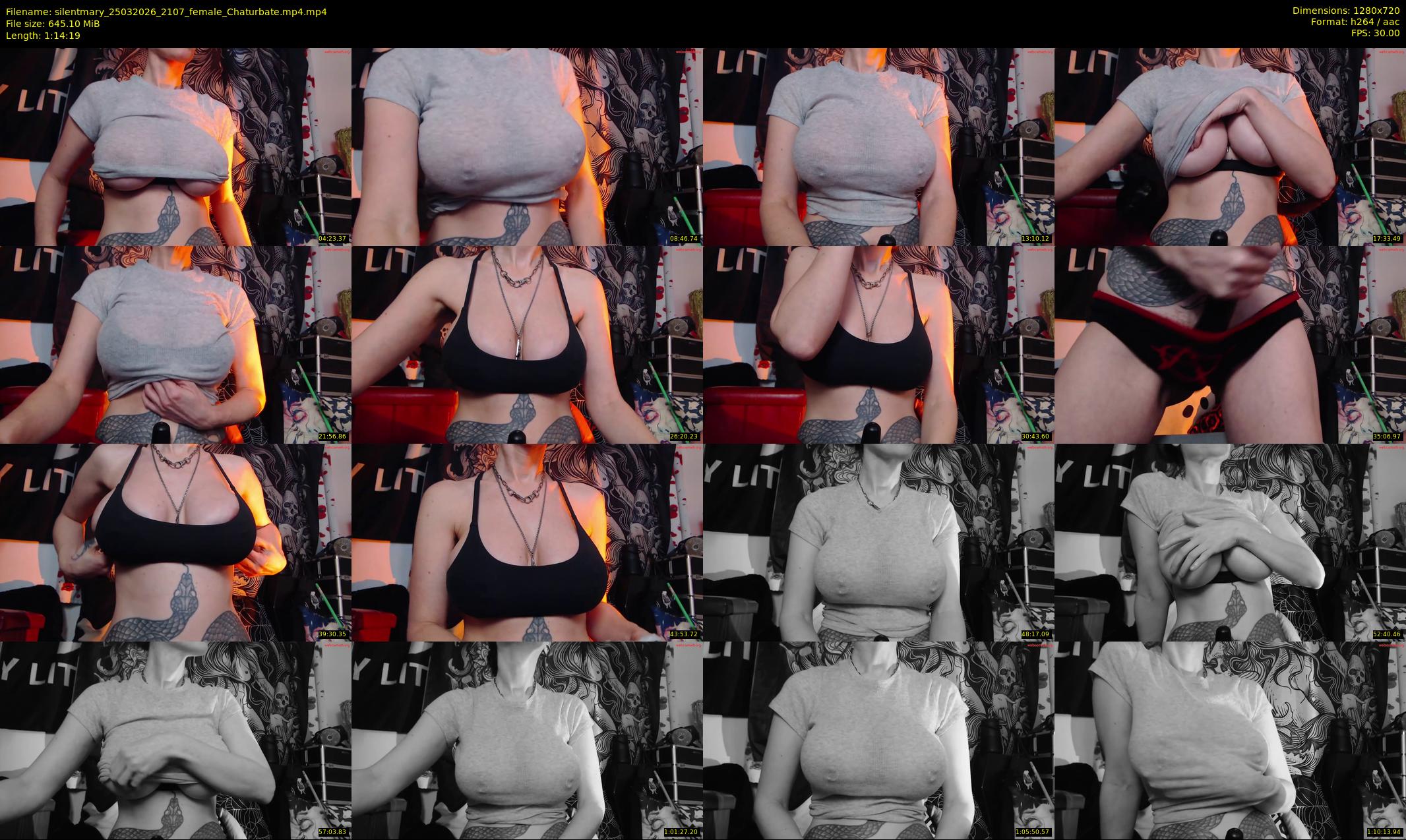 silentmary — 75 minute Chaturbate female cam show recording, 720p, Mar 25, 2026
