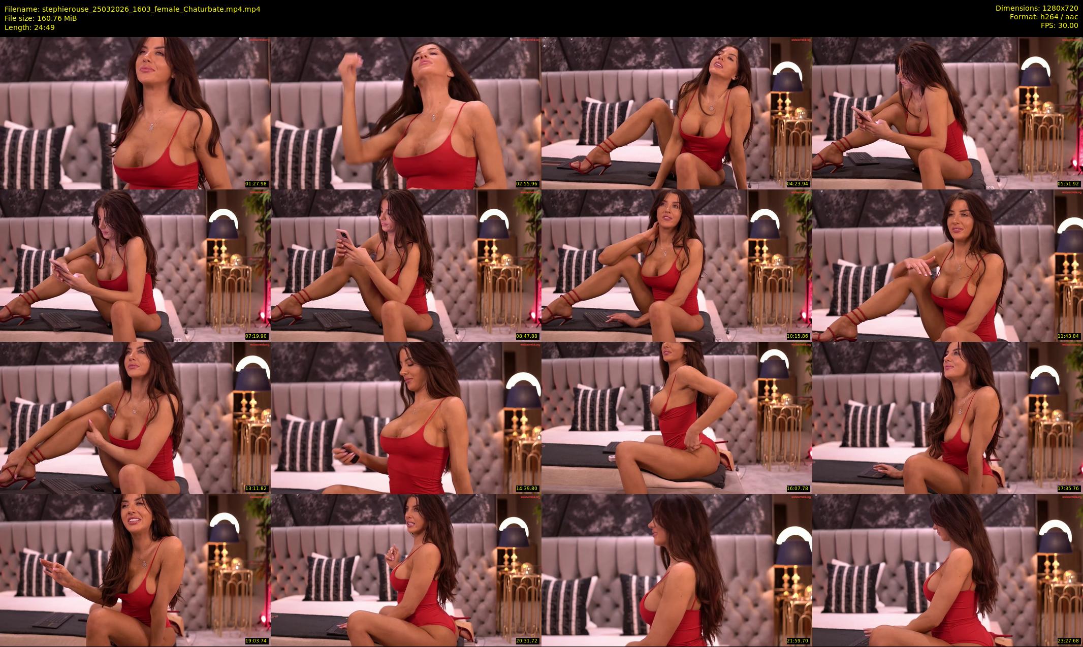 stephierouse — 25 minute Chaturbate female cam show recording, 720p, Mar 25, 2026