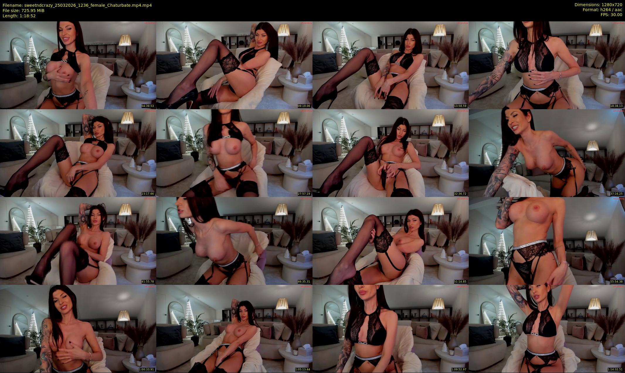 sweetndcrazy — 79 minute Chaturbate female cam show recording, 720p, Mar 25, 2026