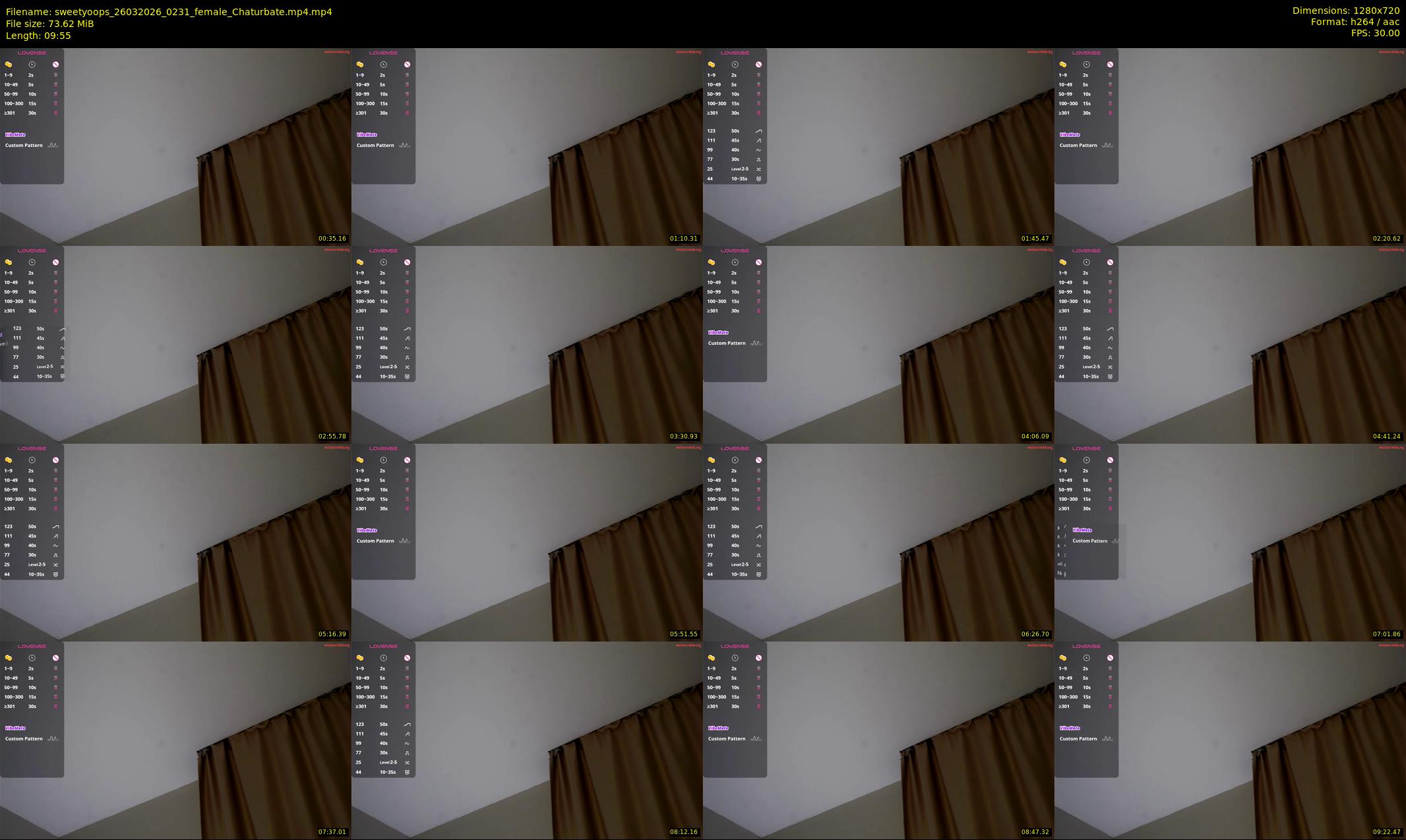 sweetyoops — 10 minute Chaturbate female cam show recording, 720p, Mar 26, 2026