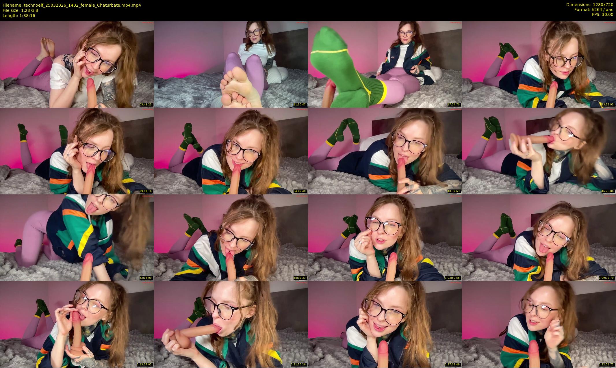 technoelf — 99 minute Chaturbate female cam show recording, 720p, Mar 25, 2026