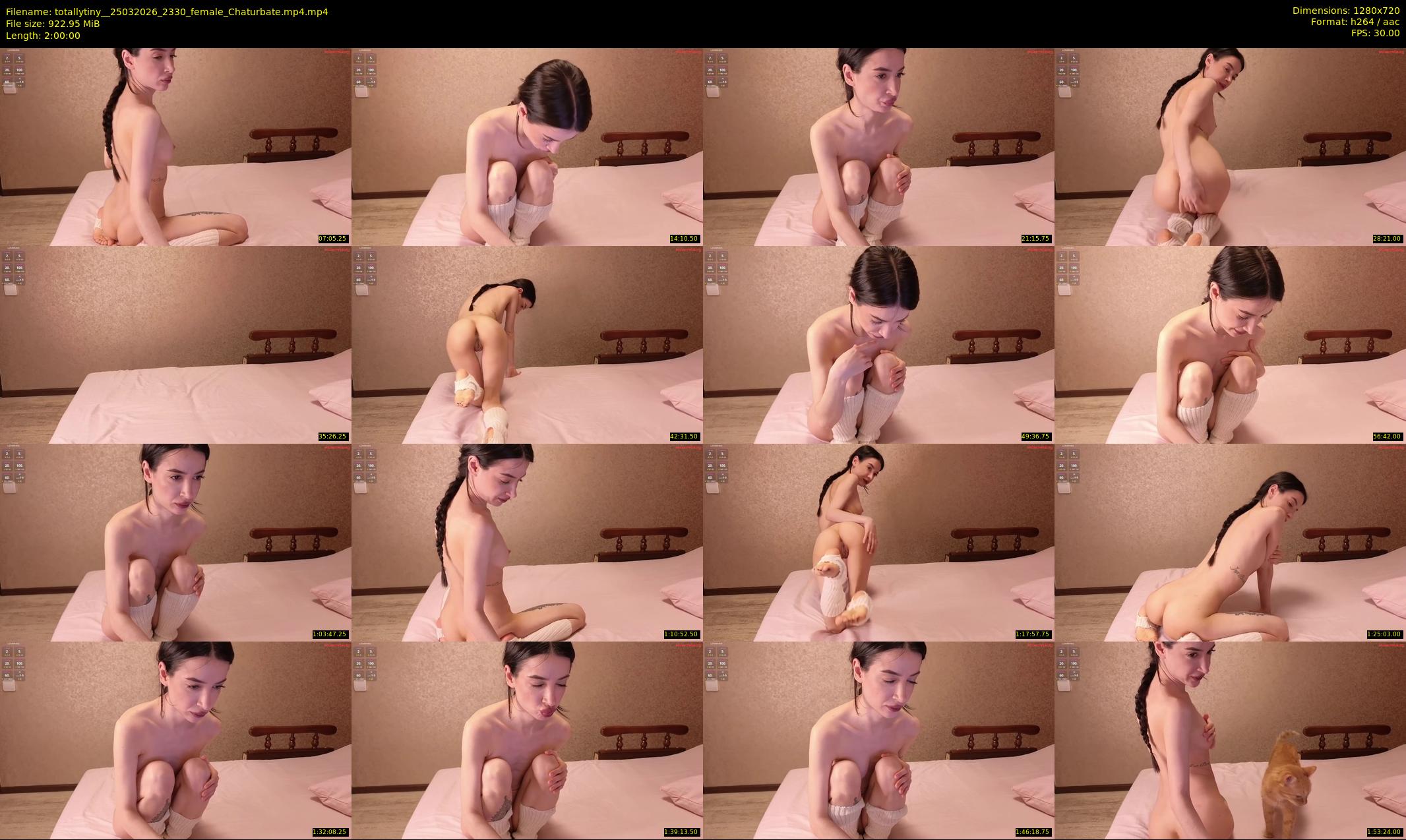 totallytiny_ — 120 minute Chaturbate female cam show recording, 720p, Mar 25, 2026