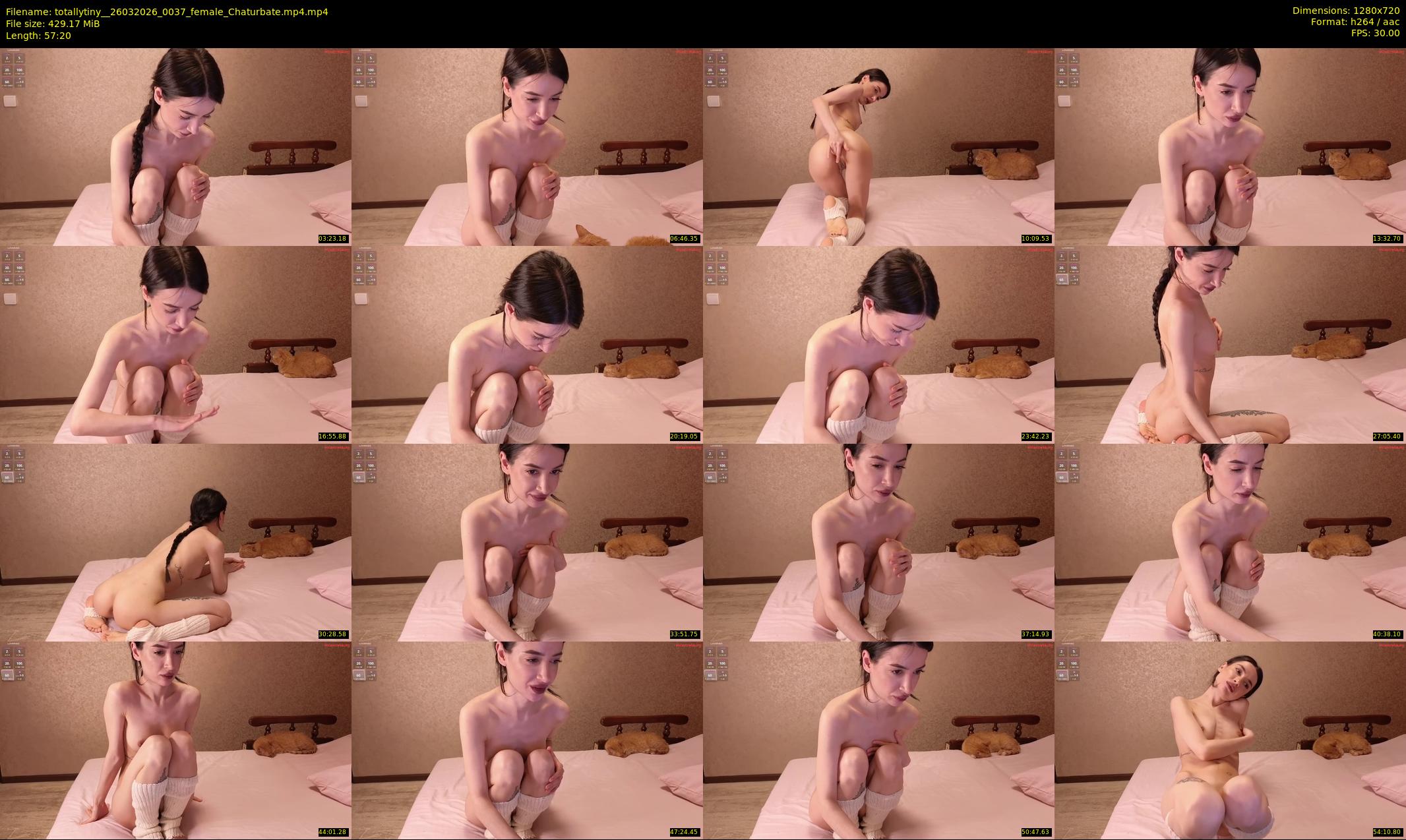totallytiny_ — 58 minute Chaturbate female cam show recording, 720p, Mar 26, 2026