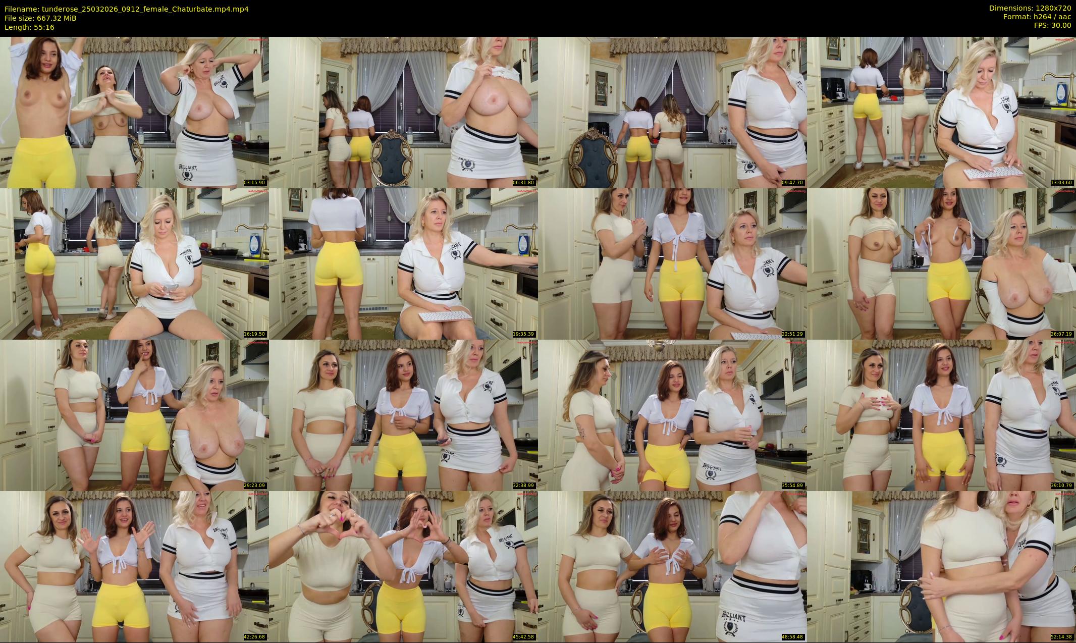 tunderose — 56 minute Chaturbate female cam show recording, 720p, Mar 25, 2026