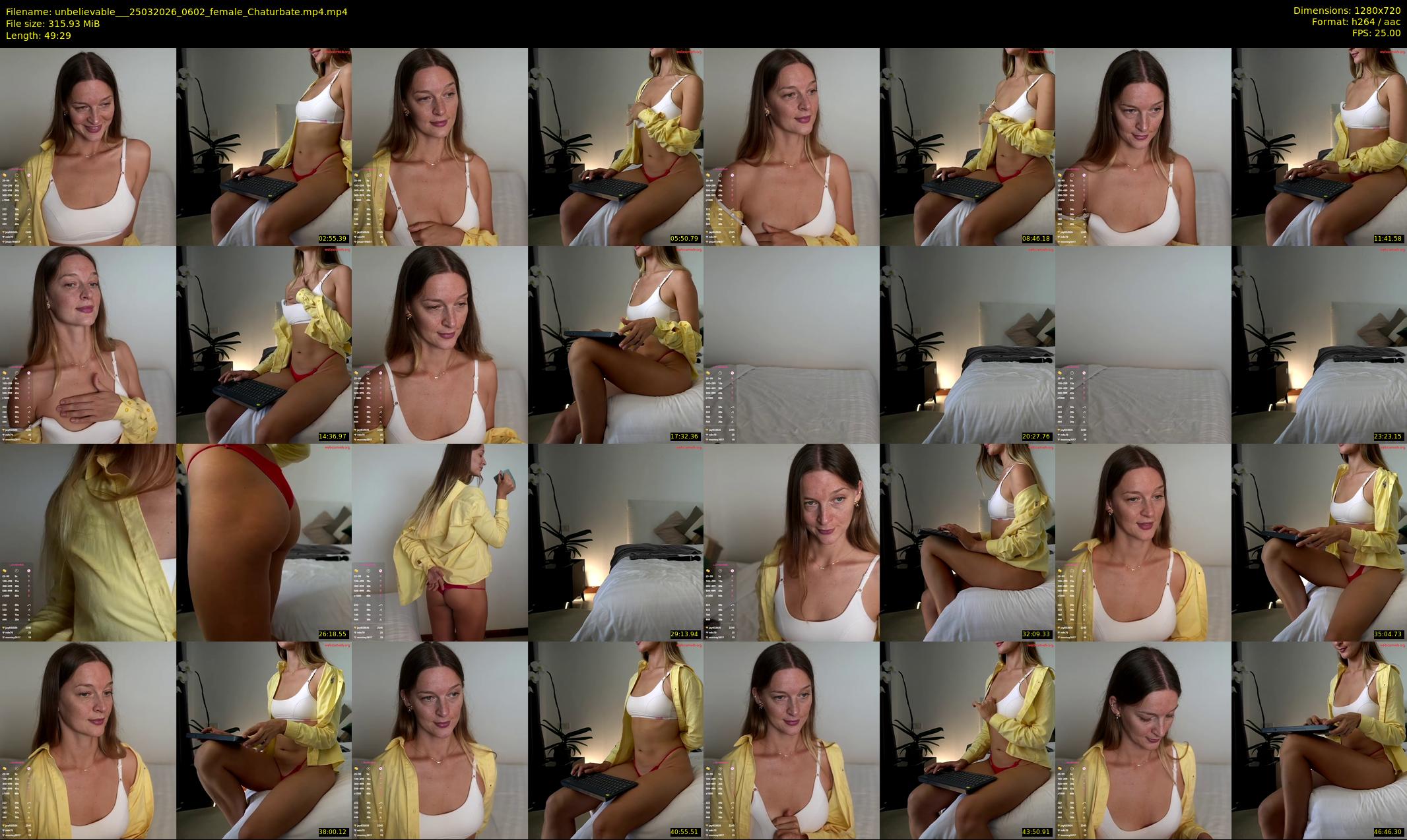 unbelievable__ — 50 minute Chaturbate female cam show recording, 720p, Mar 25, 2026