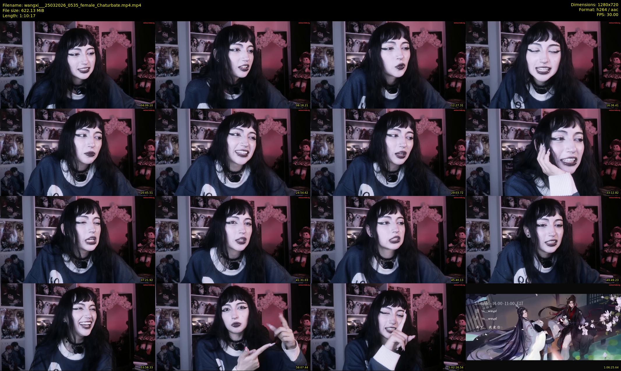 wangxi__ — 71 minute Chaturbate female cam show recording, 720p, Mar 25, 2026