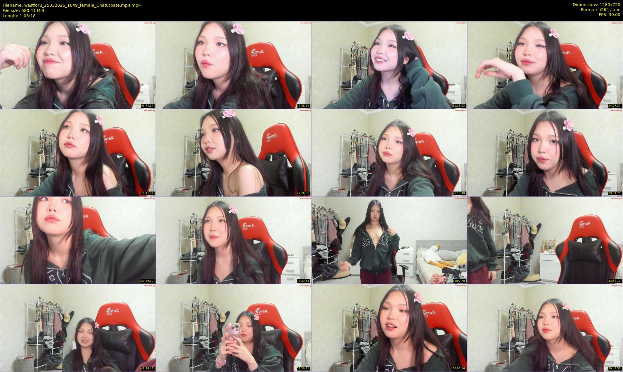 wastforu — 64 minute Chaturbate female cam show recording, 720p, Mar 25, 2026