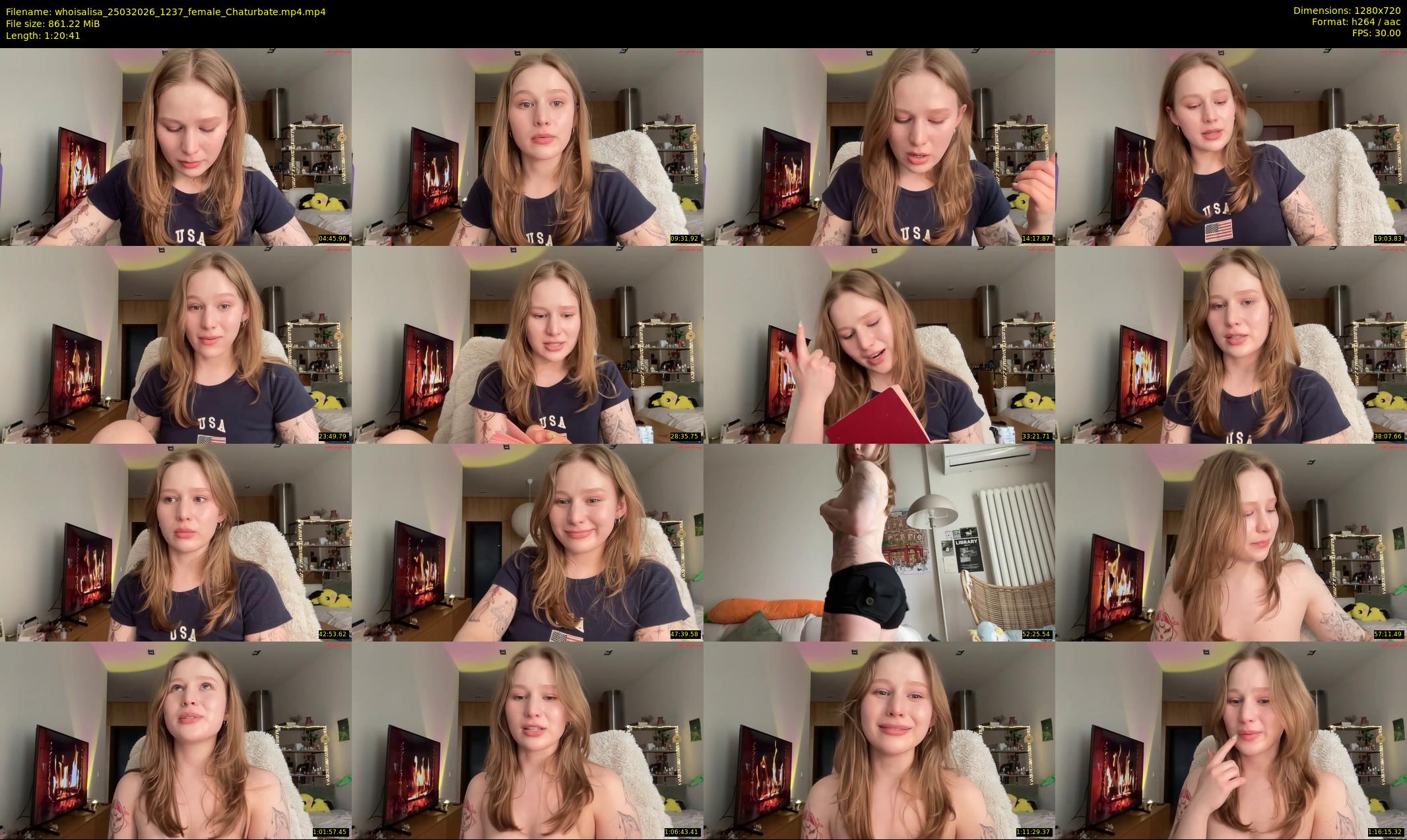 whoisalisa — 81 minute Chaturbate female cam show recording, 720p, Mar 25, 2026