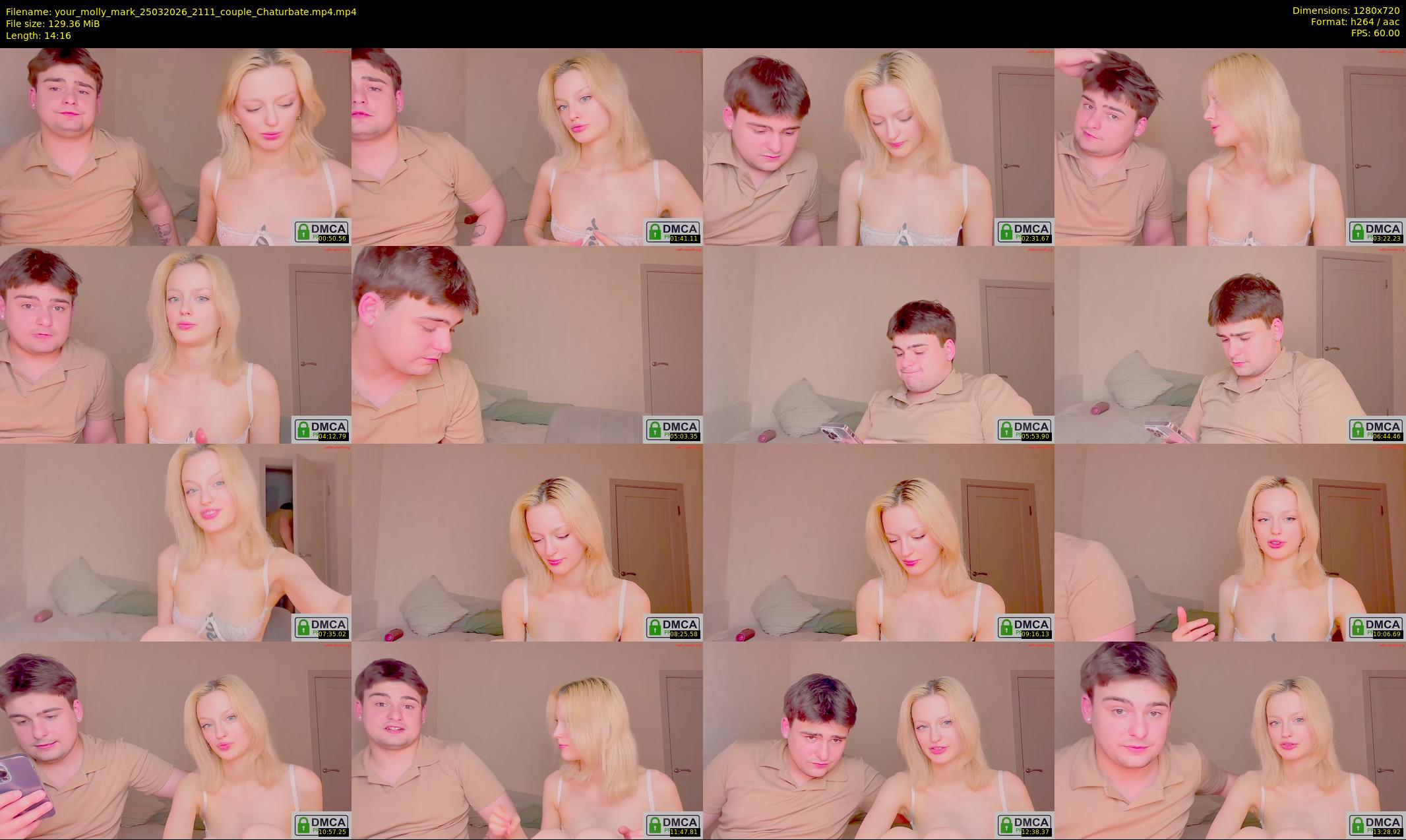your_molly_mark — 15 minute Chaturbate couple cam show recording, 720p, Mar 25, 2026