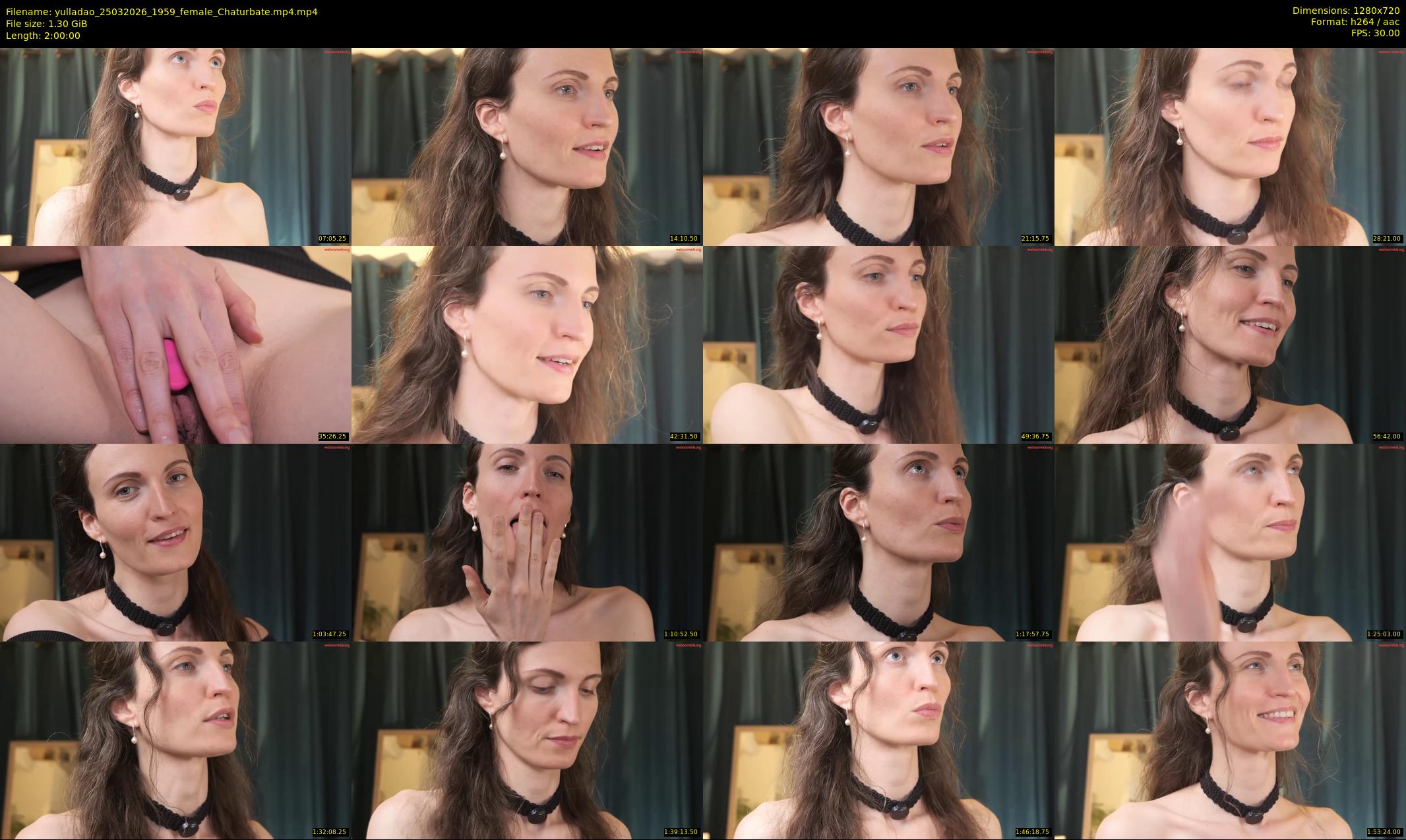yulladao — 120 minute Chaturbate female cam show recording, 720p, Mar 25, 2026