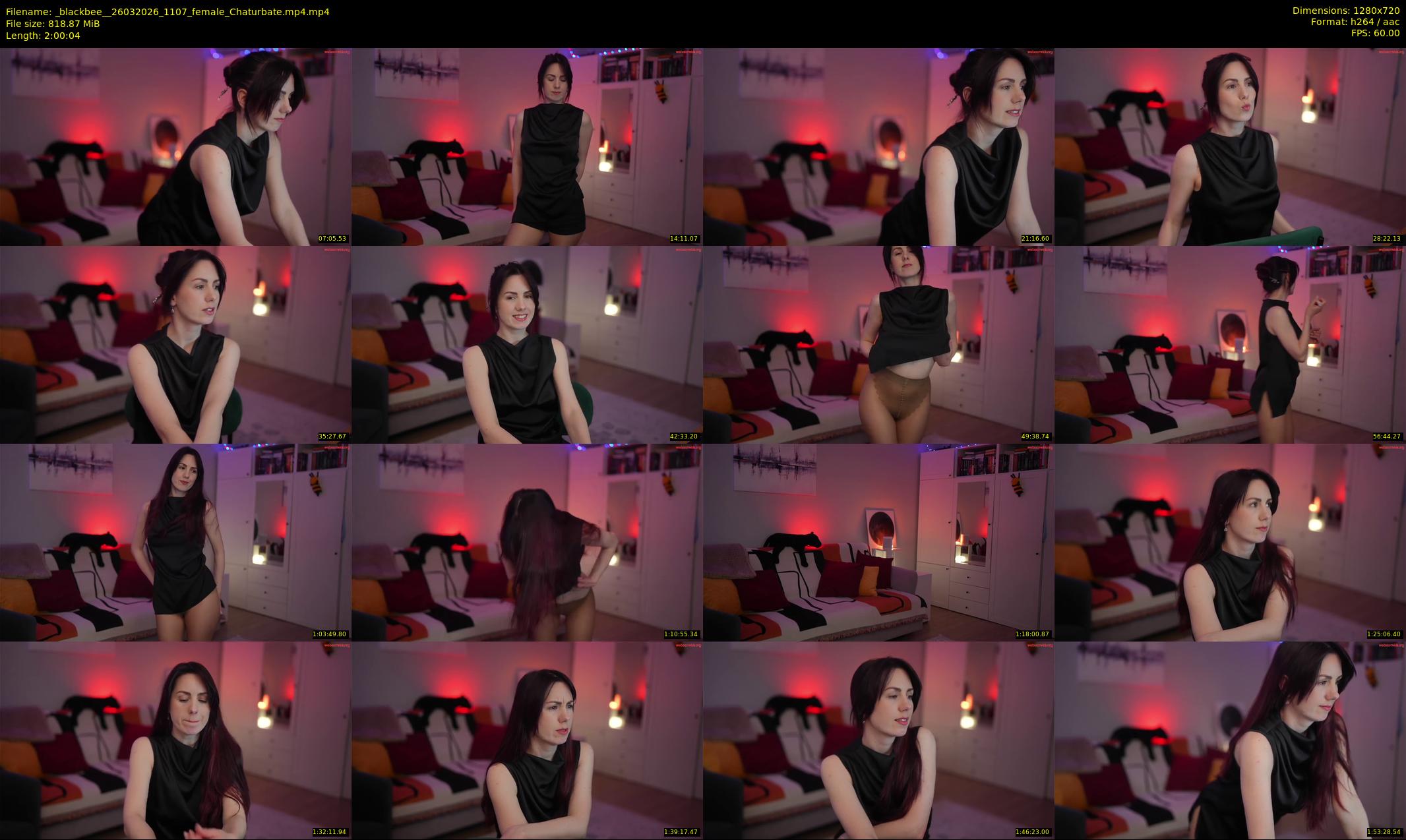 _blackbee_ — 121 minute Chaturbate female cam show recording, 720p, Mar 26, 2026