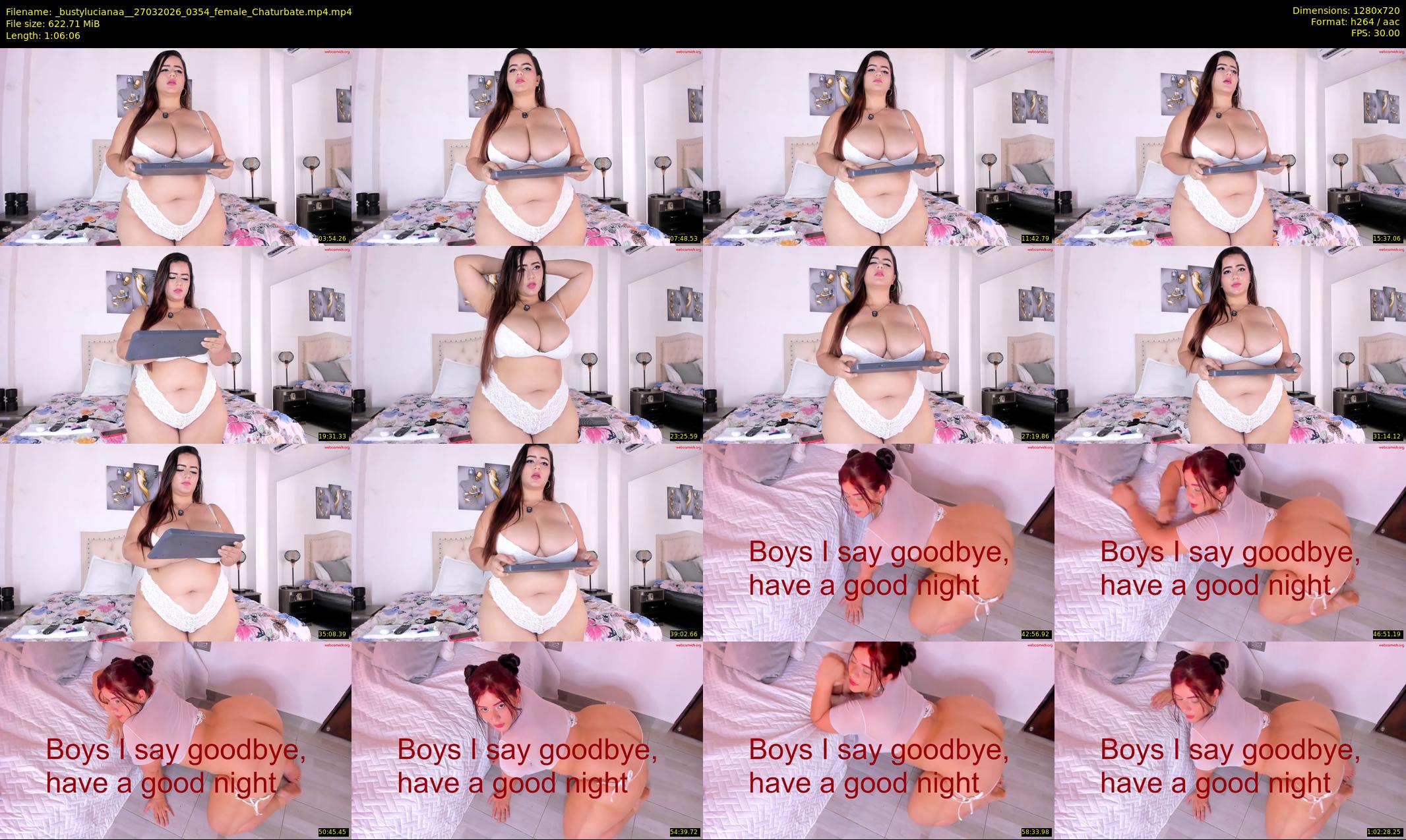 _bustylucianaa_ — 67 minute Chaturbate female cam show recording, 720p, Mar 27, 2026