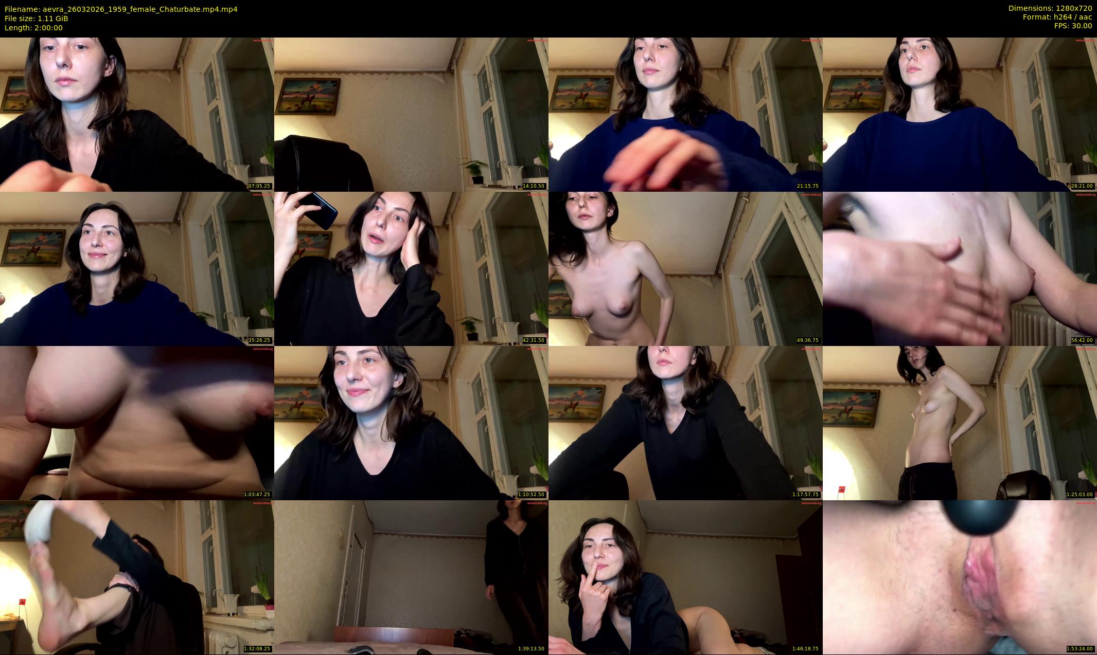 aevra — 120 minute Chaturbate female cam show recording, 720p, Mar 26, 2026