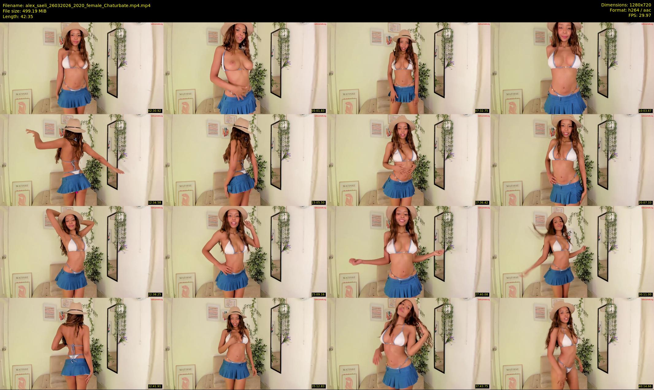 alex_saeli — 43 minute Chaturbate female cam show recording, 720p, Mar 26, 2026